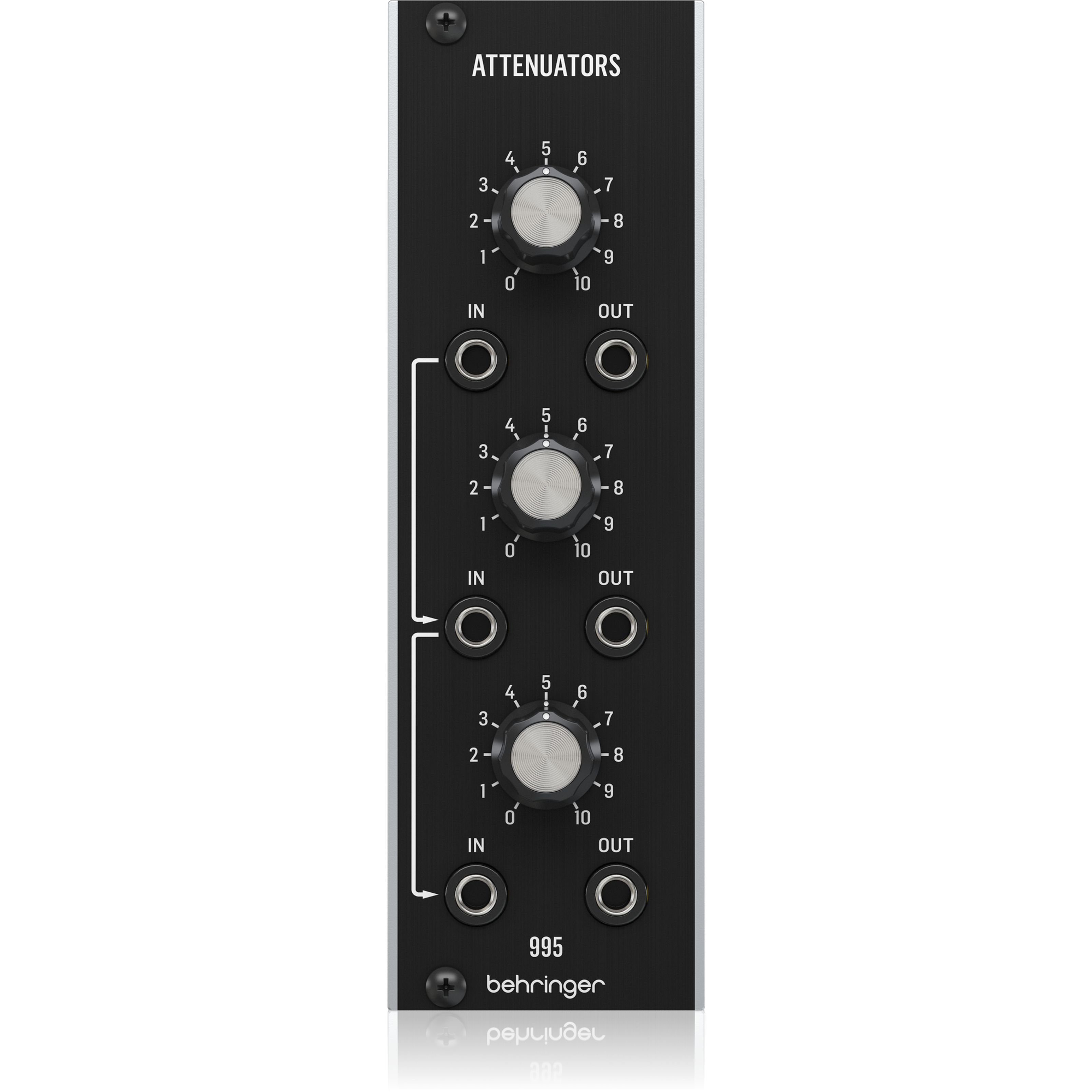 Behringer Synthesizer (995 Attenuators), 995 Attenuators - Attenuator Modular Synthesizer