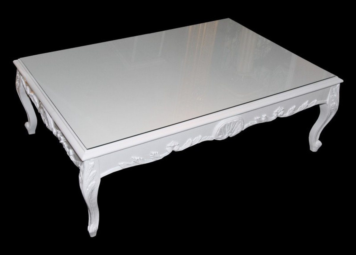85 Couchtisch x - 120 Edition - - Tisch Barock Casa Couchtisch Limited Weiß Padrino Couchtisch cm