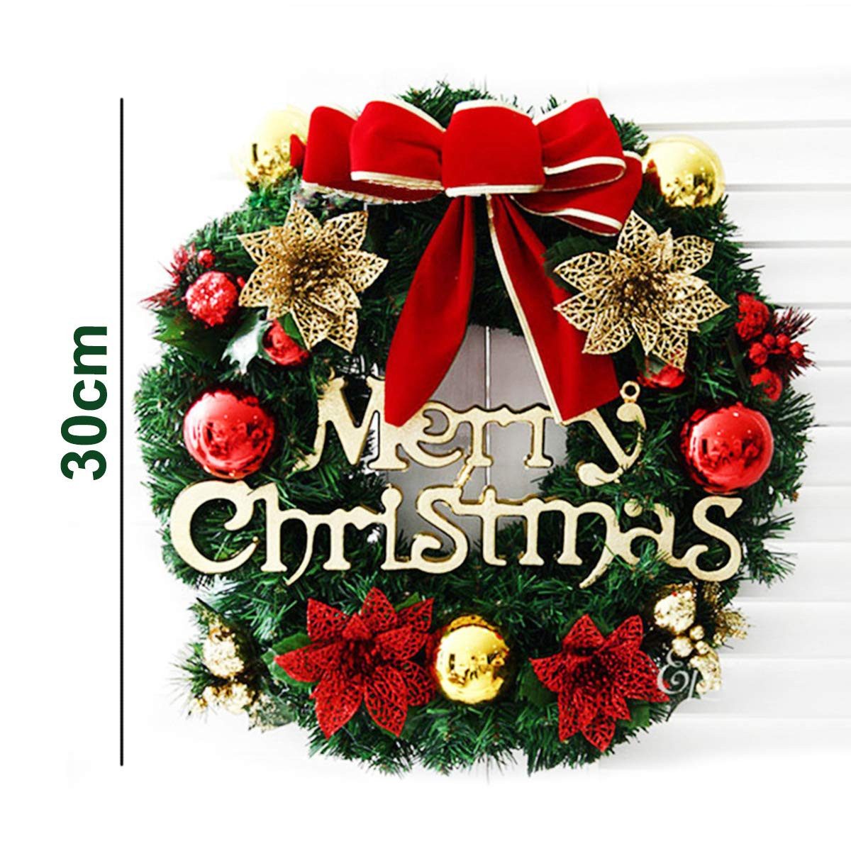 Coonoor Dekokranz 30cm Künstlicher Weihnachtskranz Türkranz günstig online kaufen