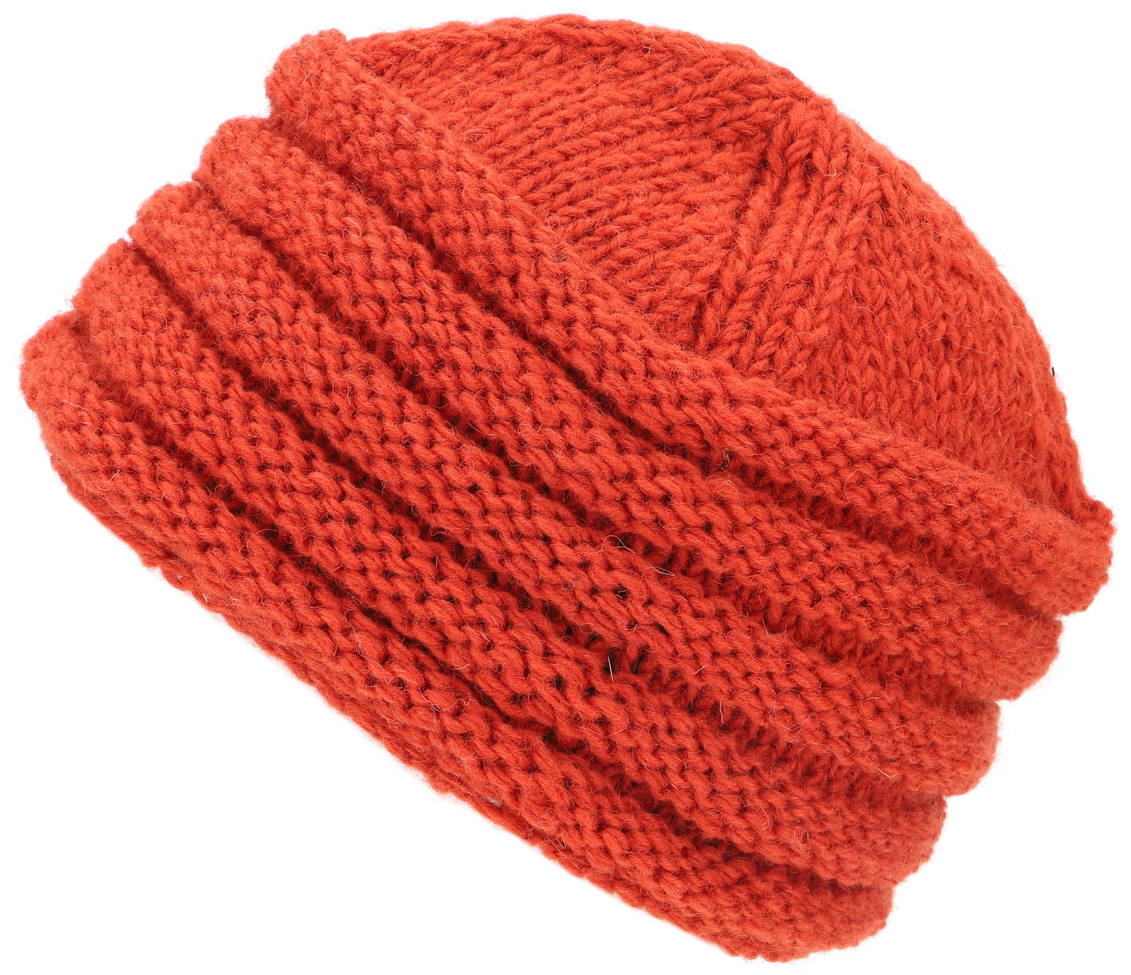 Strickmütze Wollmütze aus Nepal, handgestrickte Mütze,..