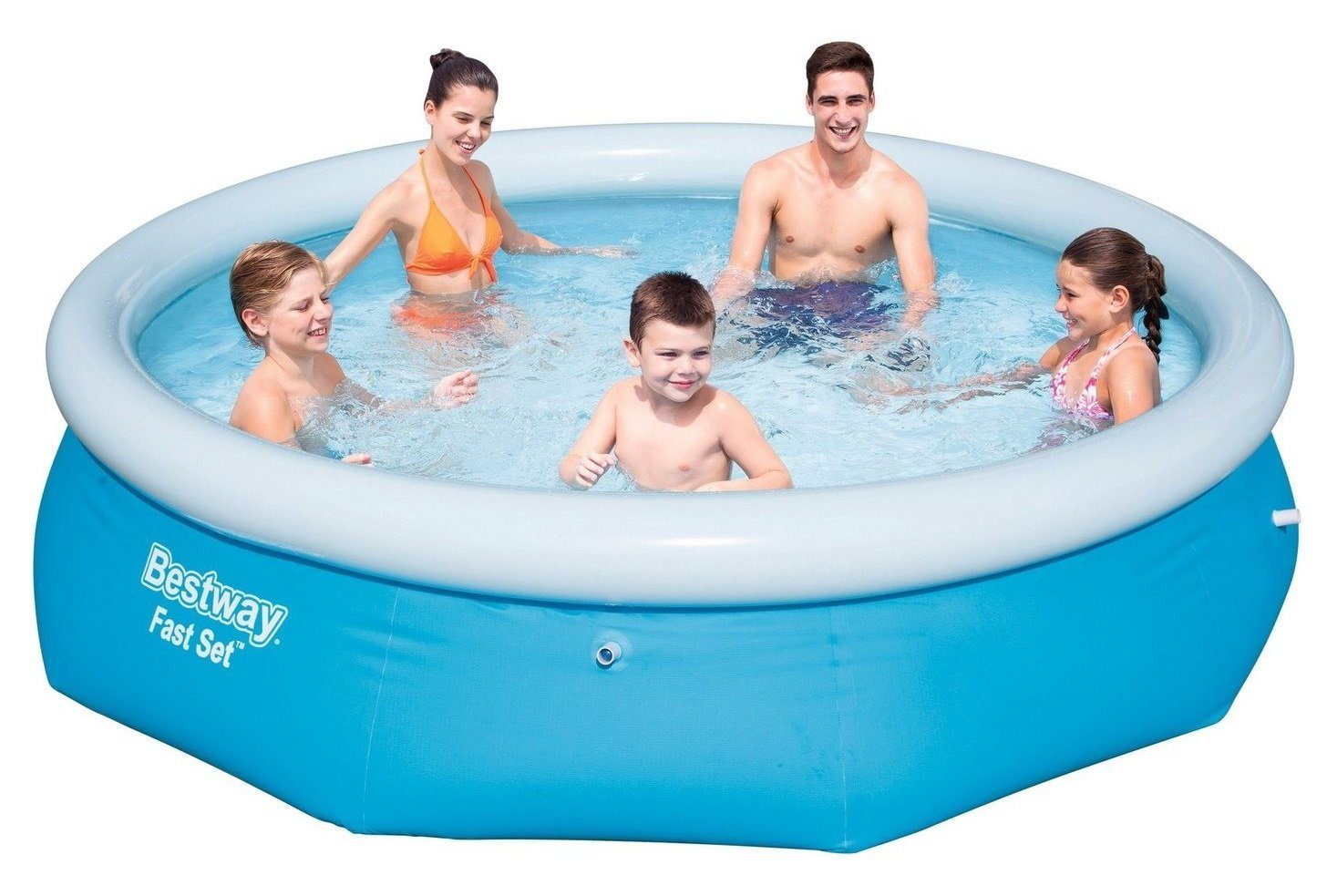 Bestway Planschbecken, Fast Set Pool 305x76cm Quick Up Swimming Pool Family  Schwimmbecken Planschbecken online kaufen | OTTO