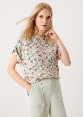 s.Oliver Shirttop Viskoseshirt mit Allovermuster