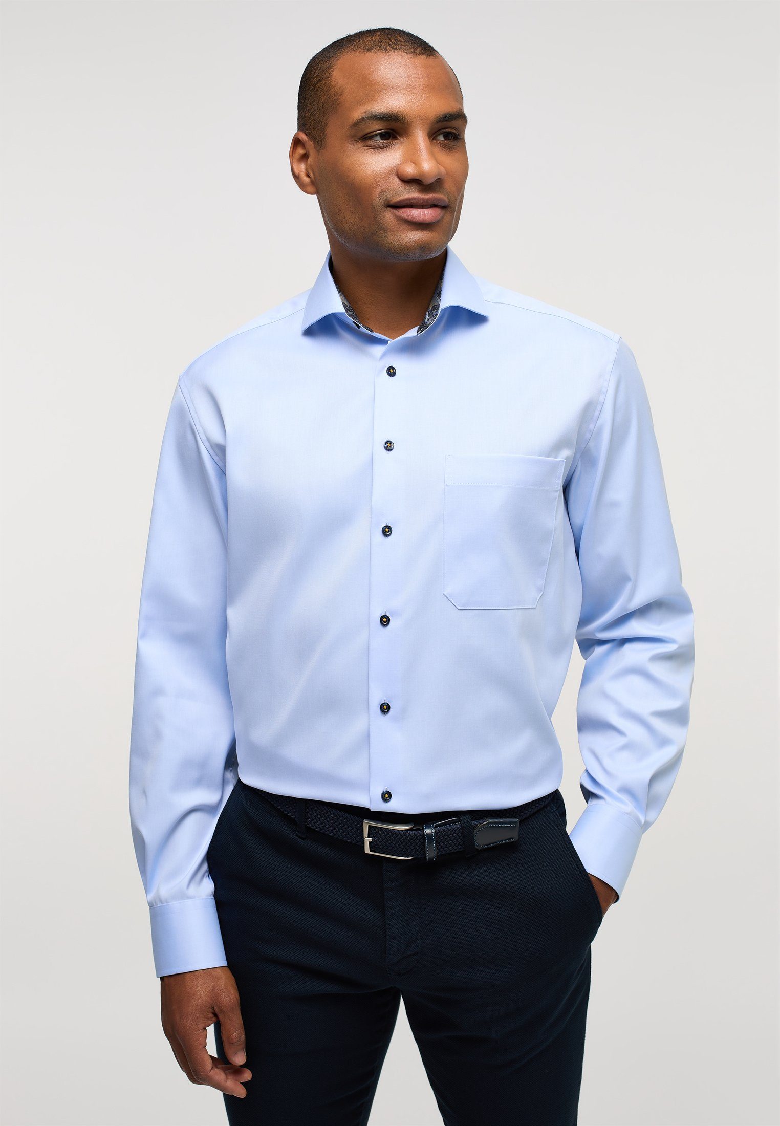 Eterna Langarmhemd COMFORT FIT NON IRON (bügelfrei)