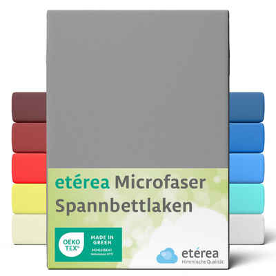 Spannbettlaken etérea Microfaser Kinder Spannbettlaken 60x120 -, etérea Himmlische Qualität, Microfaser, Gummizug: rundum, (2 Stück)