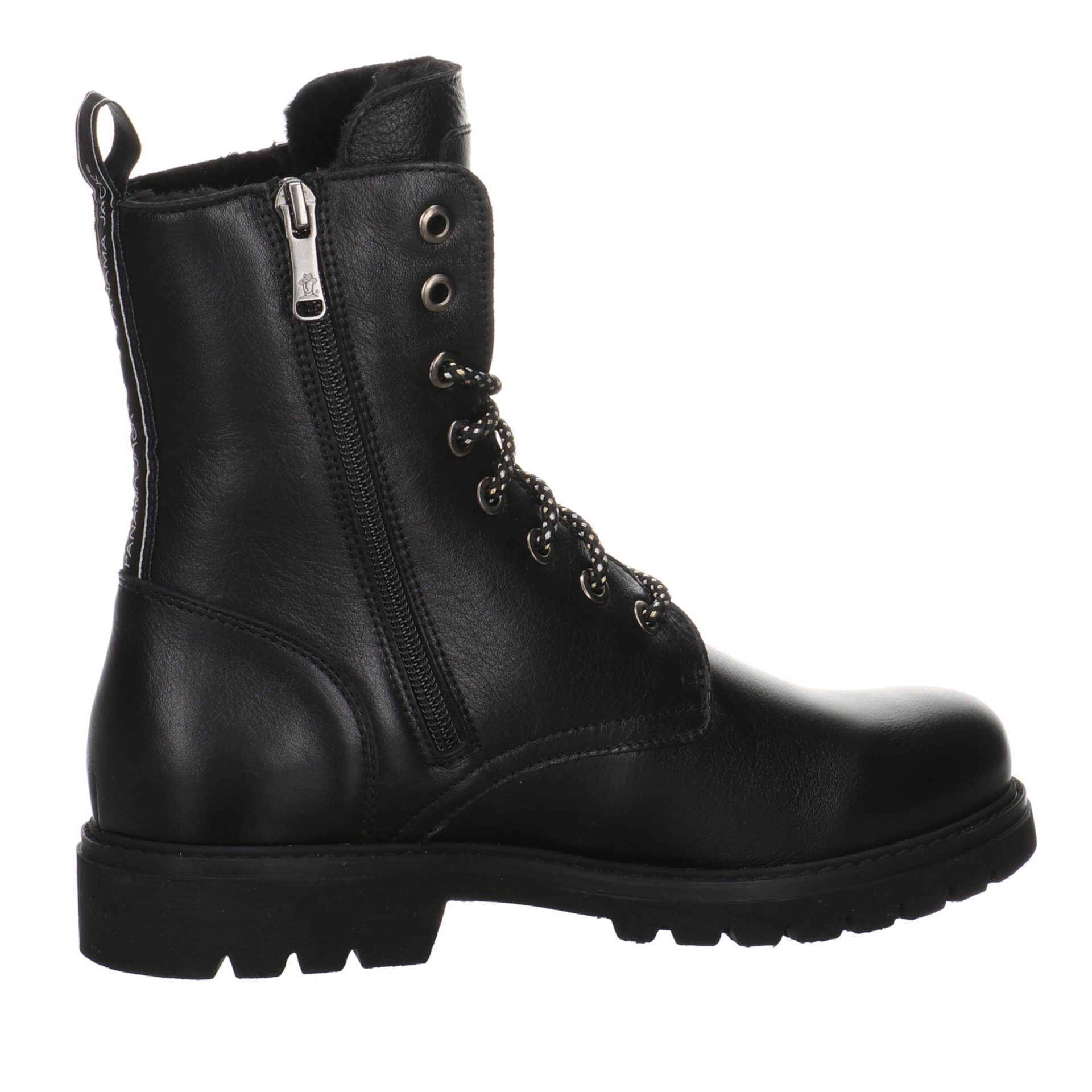 Frisia Boots Schnürstiefel Schwarz Igloo Glattleder Jack Glattleder uni Panama