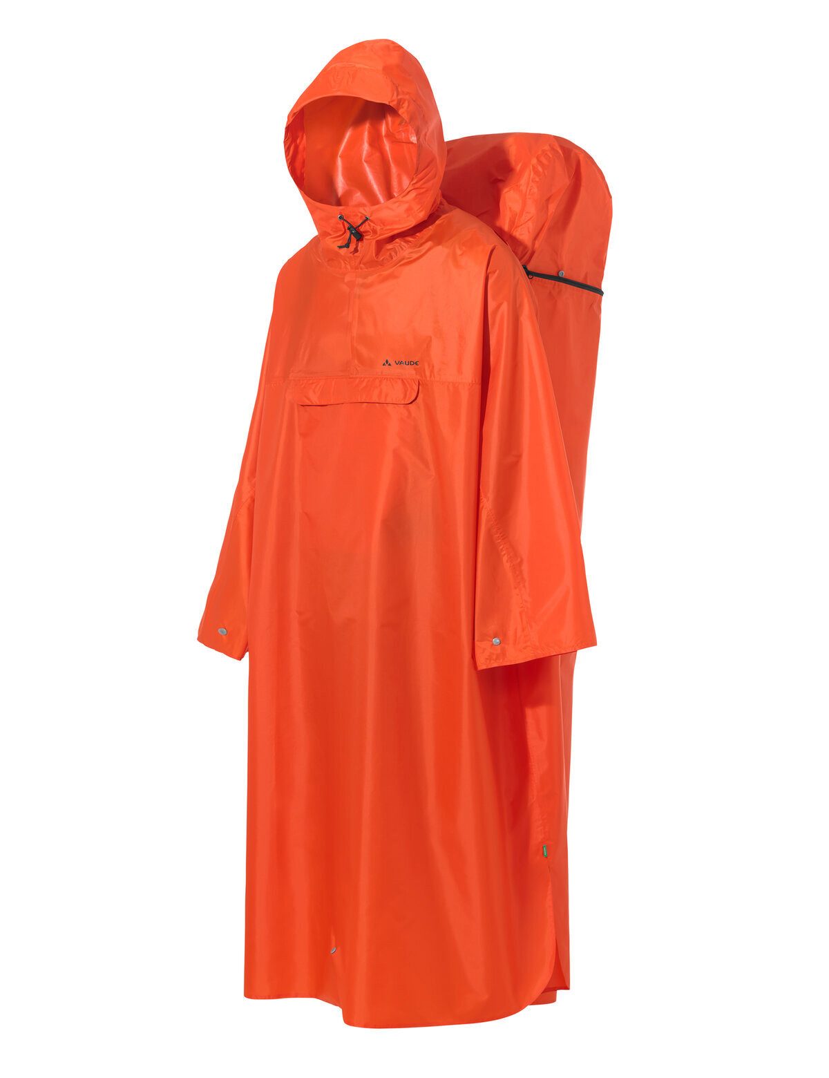 VAUDE Regenponcho Hiking Backpack Poncho II (1-St) wasserdichter Regenponcho mit Kapuze
