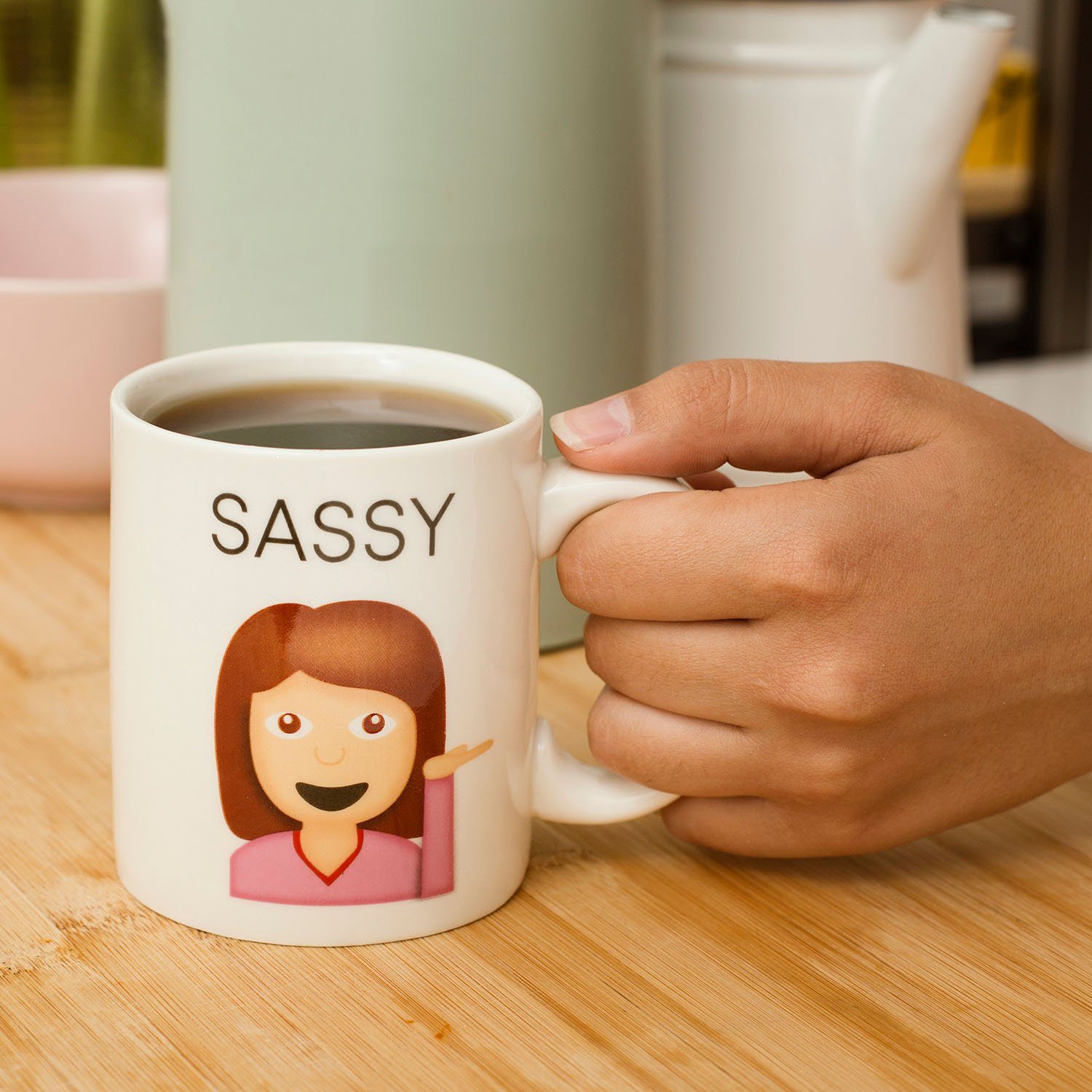 Thumbs Up Tasse Mug", Tasse Keramik "Sassy