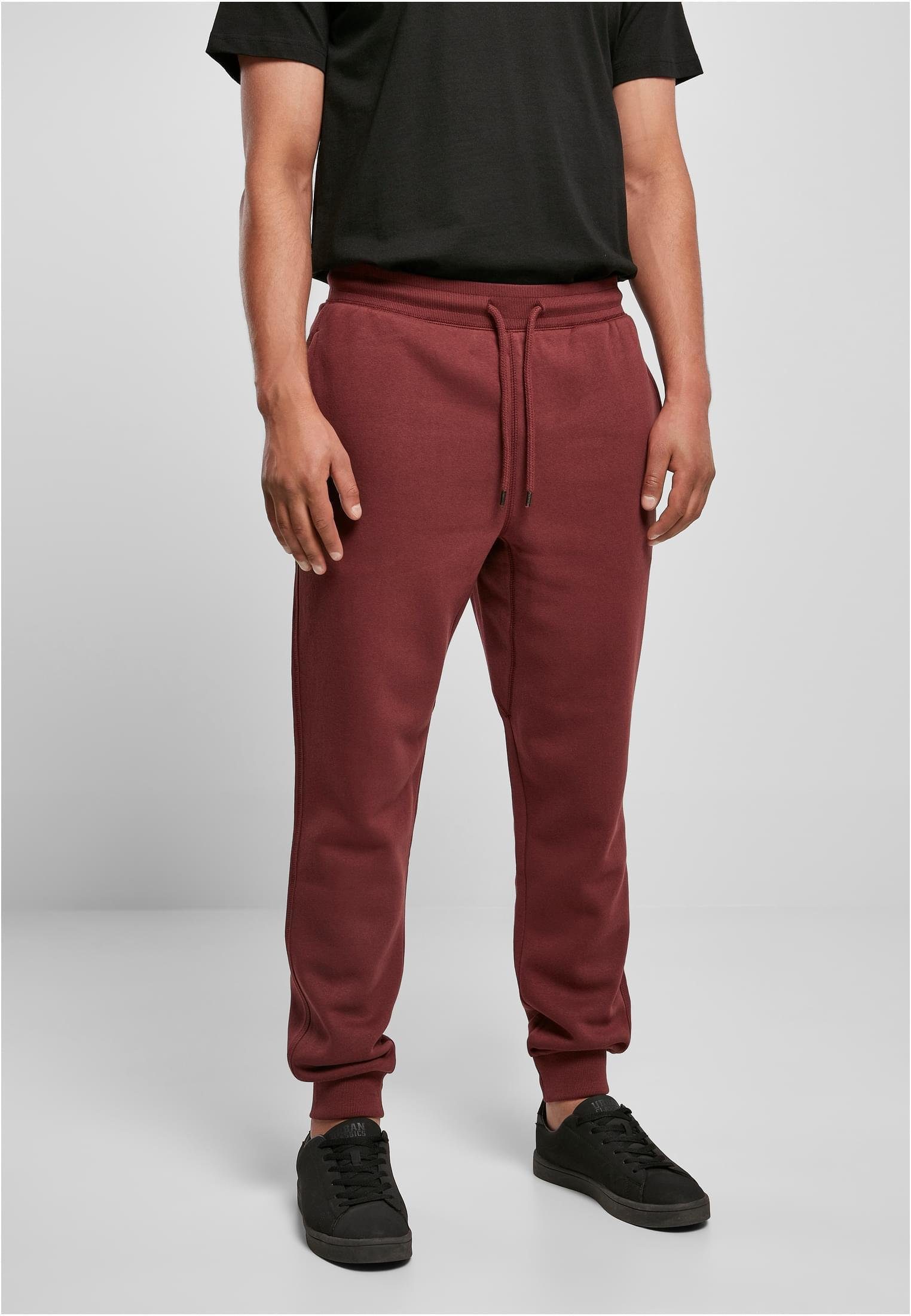Trainingshose Herren Basic Sweatpants seitliche Eingriffstaschen