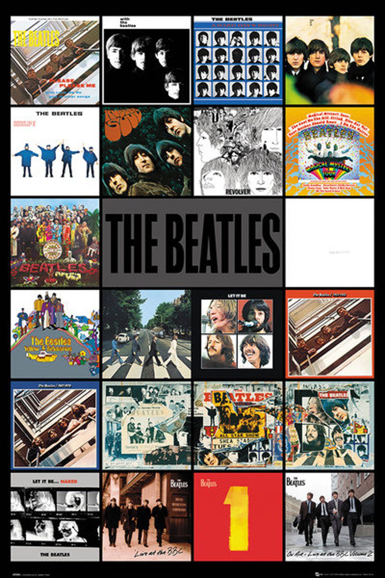 Poster Beatles, The - Poster - Albums