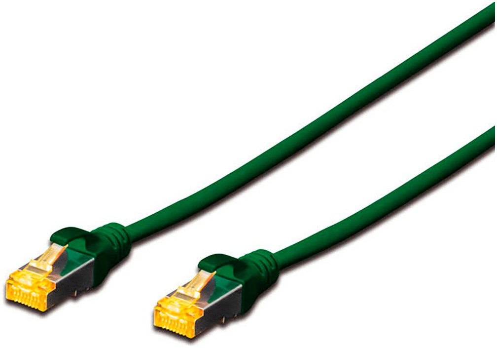 Digitus CAT 6A S-FTP Patchkabel Cu, LSZH AWG 26/7 Netzwerkkabel, (50 cm)