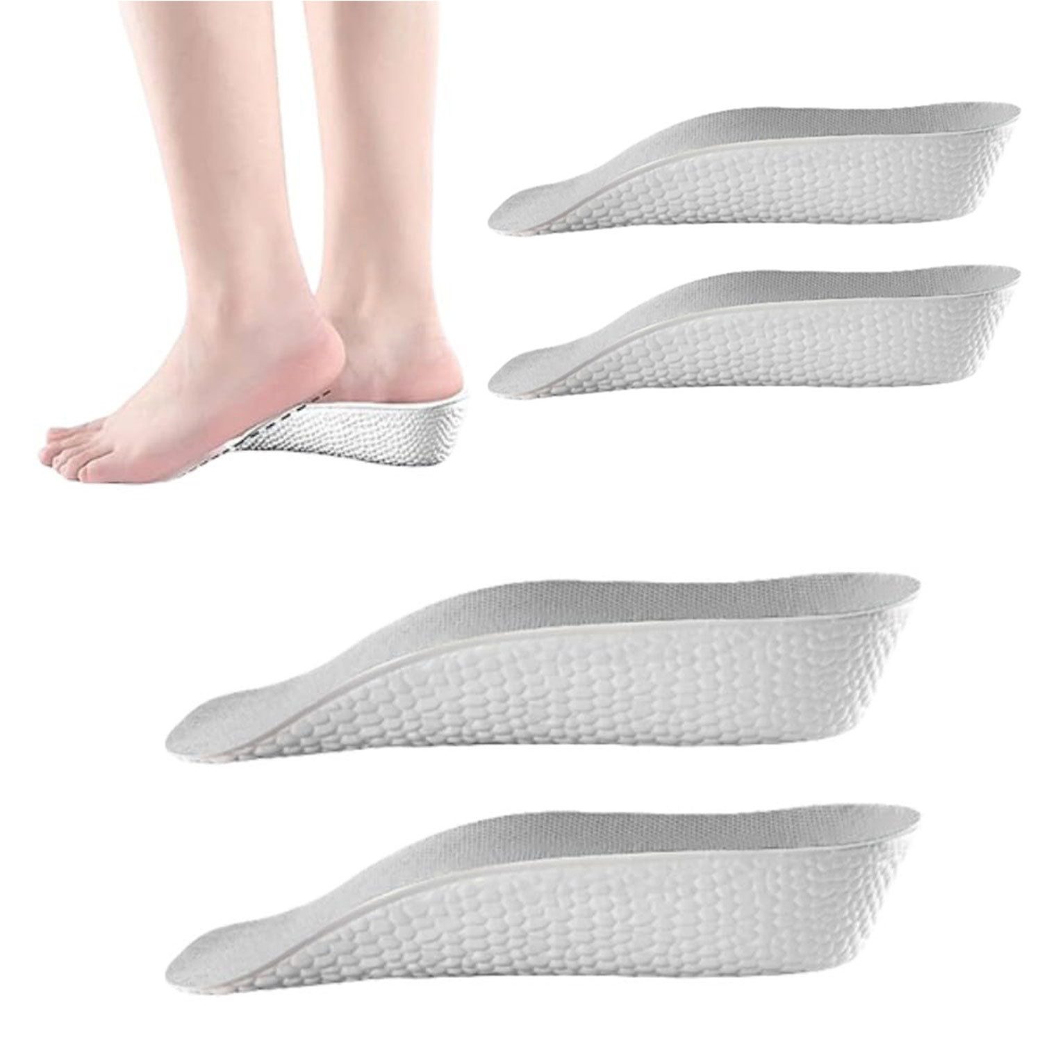 Einlegesohlen 2 Paar Schuheinlagen Erhöhung, Schuherhöhung, Height Increase Insoles
