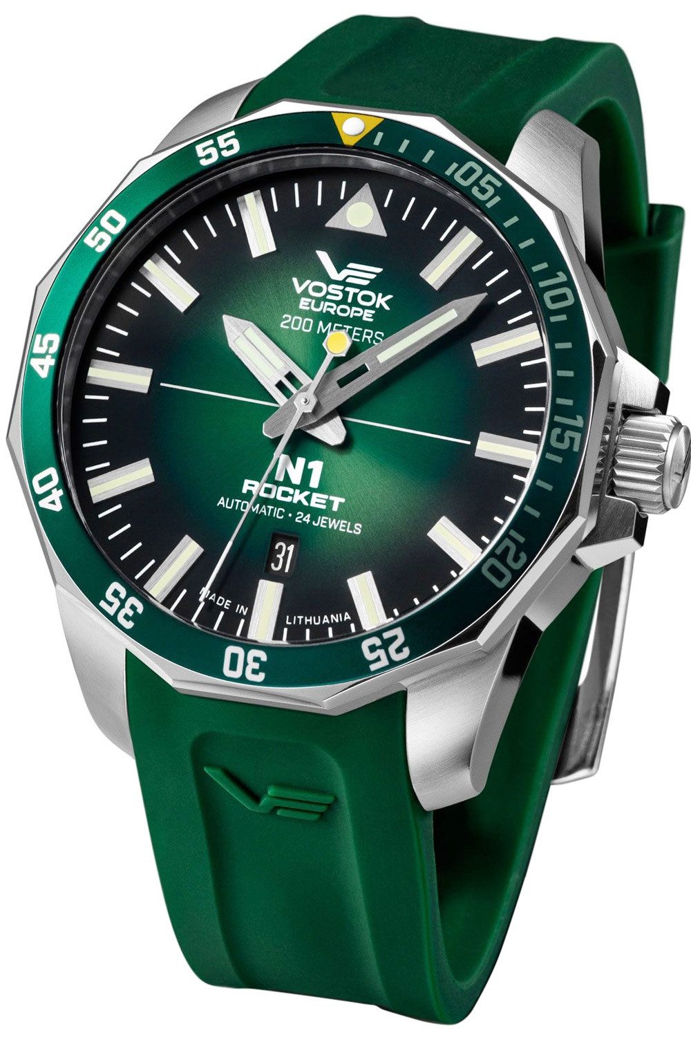 Vostok Europe Automatikuhr Automatik Rocket N1 Grün