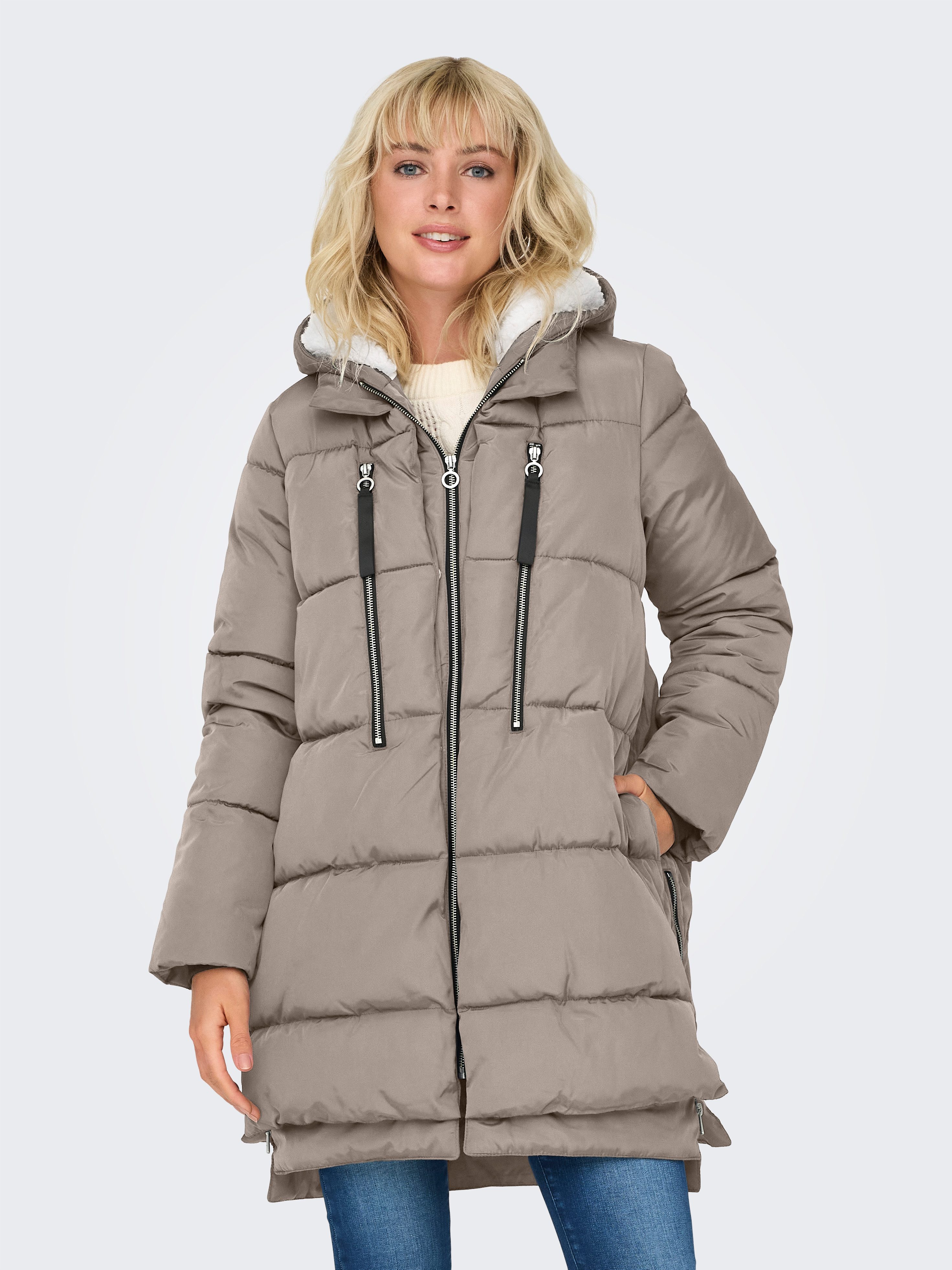 ONLY Steppmantel ONLNEWNORA LONG PUFFER COAT LIFE CC OTW günstig online kaufen
