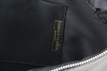 Frentree Umhängetasche Damen aus Echtleder, Made in Italy, Crossbody Tasche Schultertasche, mit silbernem Reißverschluss, Größe Maxi