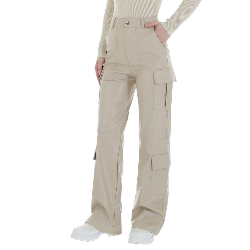 Ital-Design Lederimitathose Damen Freizeit (86365195) Glänzend günstig online kaufen