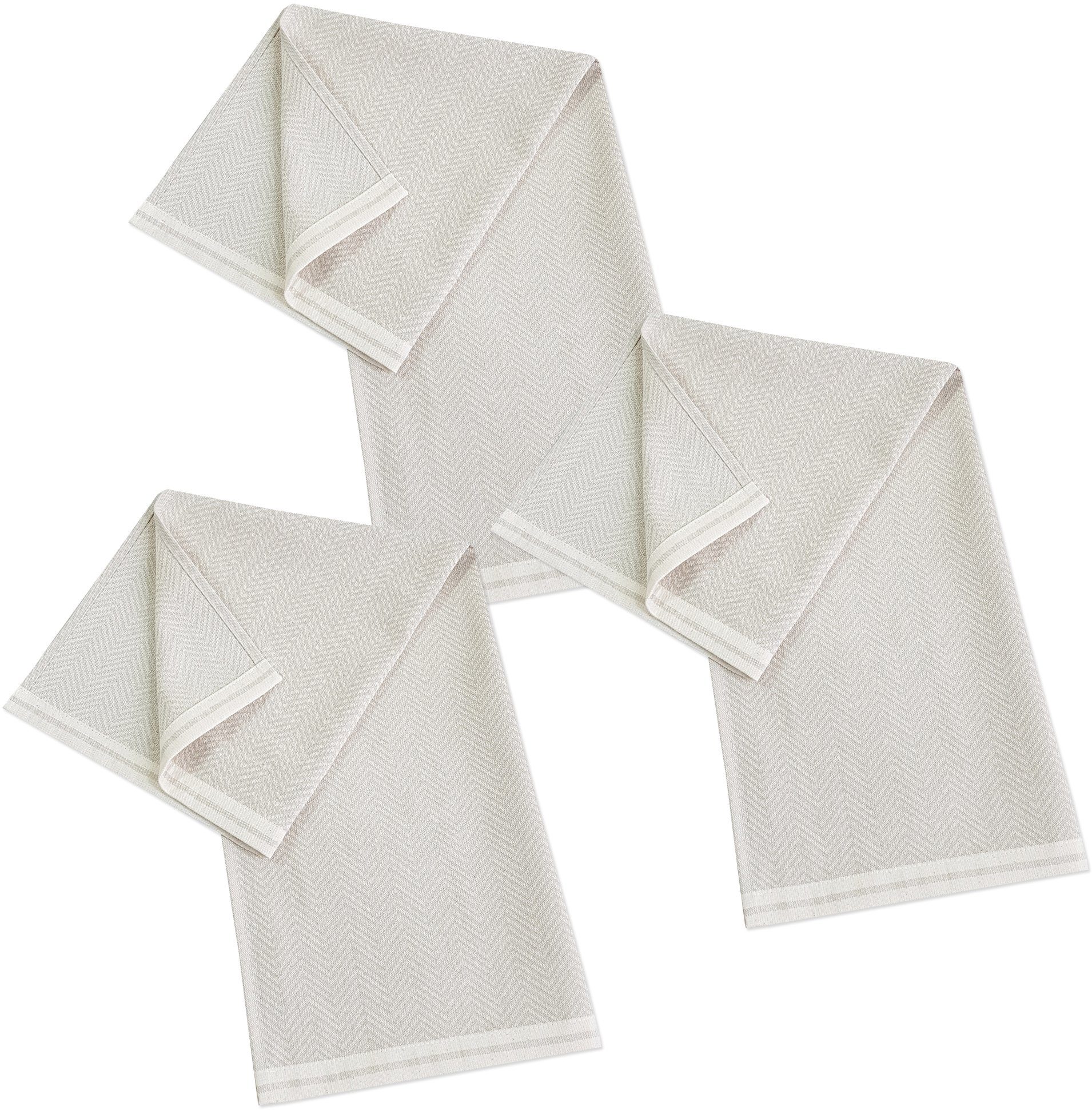 framsohn frottier Geschirrtuch Modern Living Fischgrät, (Set, 3-tlg), dicht günstig online kaufen