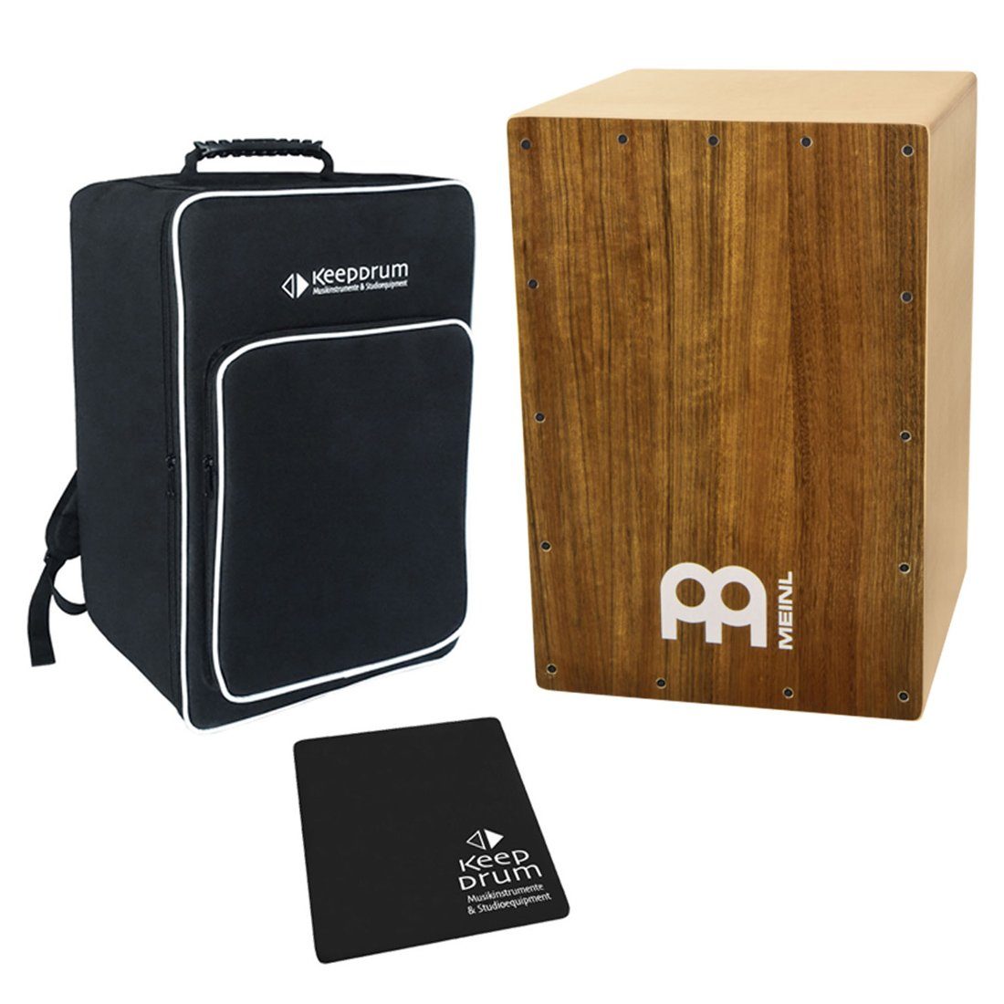 Meinl Percussion Cajon MYO-CAJ-OV Bausatz Ovangkol, mit Tasche und Sitzpad