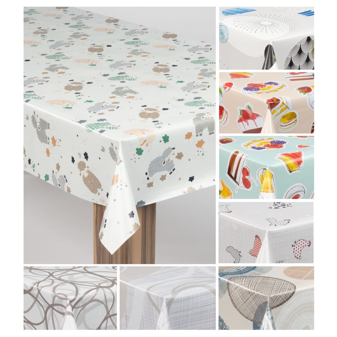 laro Tischdecke laro Wachstuch-Tischdecke Wachstischdecke Gartentischdecke günstig online kaufen