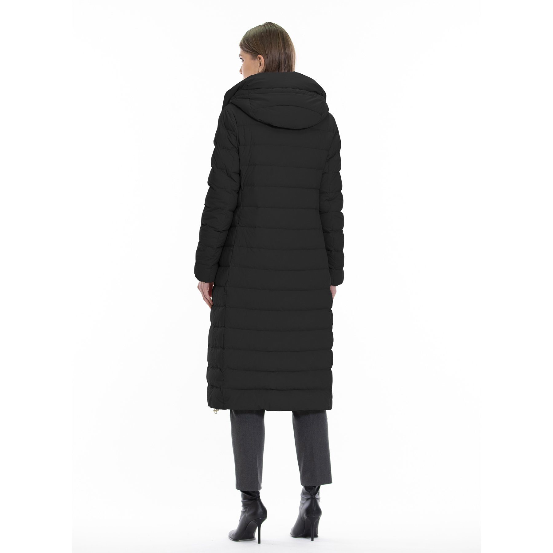 DUNO Daunenmantel Daunenmantel ANNIE mit Kapuze