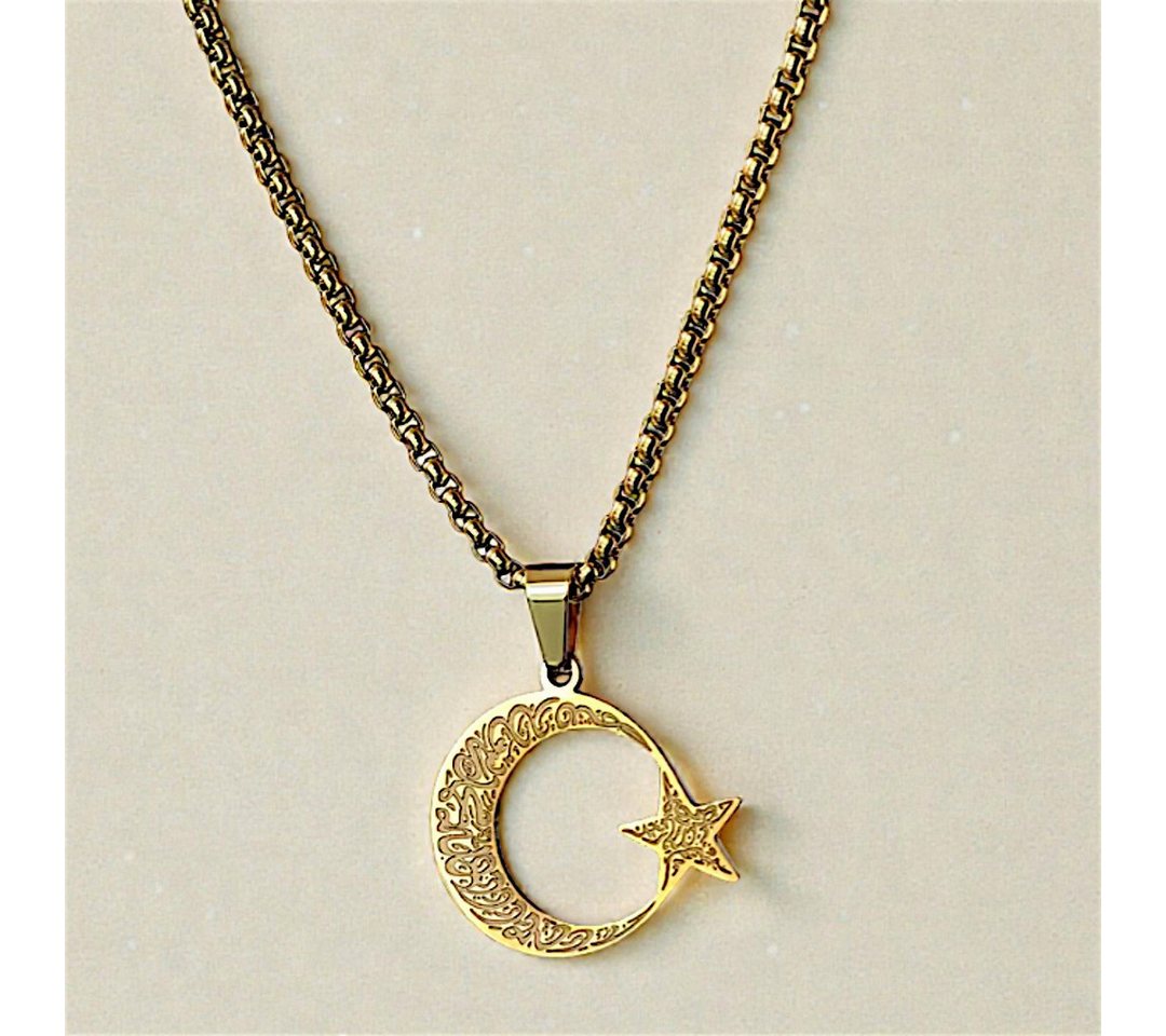 Medusa Accessoires Charm-Kette Ayyildiz Edelstahl Halskette