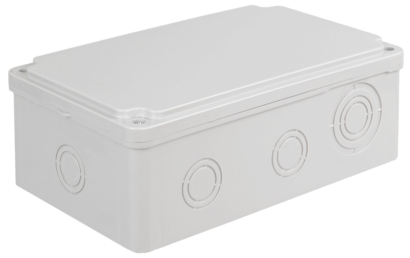 ADELID Verteilerbox, Abzweigkasten Abzweigdose Aufputz IP65 210x120x74mm