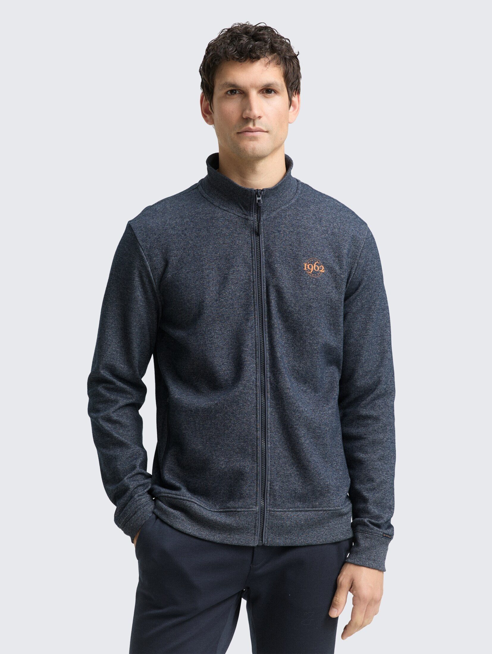 TOM TAILOR Sweatjacke Strick & Sweatshirts Sweatjacke in Melange-Optik