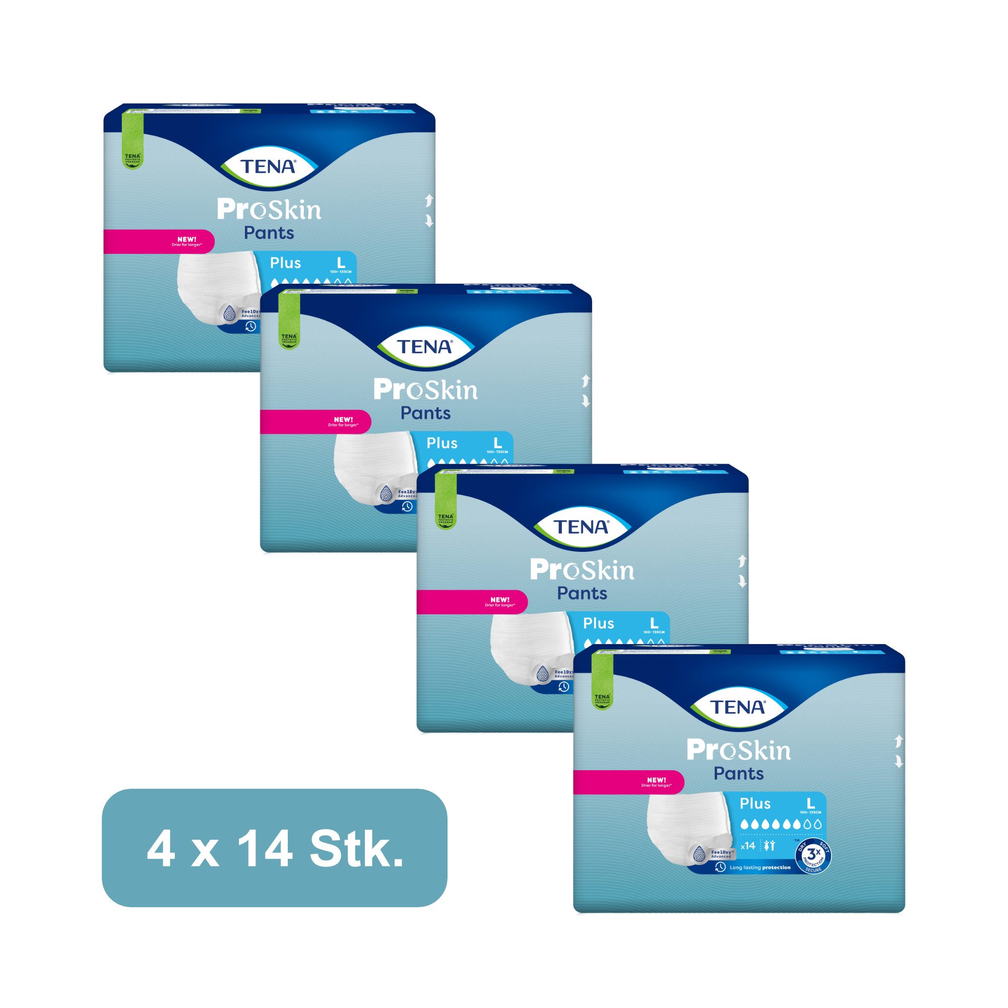 TENA Inkontinenz-Pants TENA - Pants Plus S - XL, S Gr., 56-St.