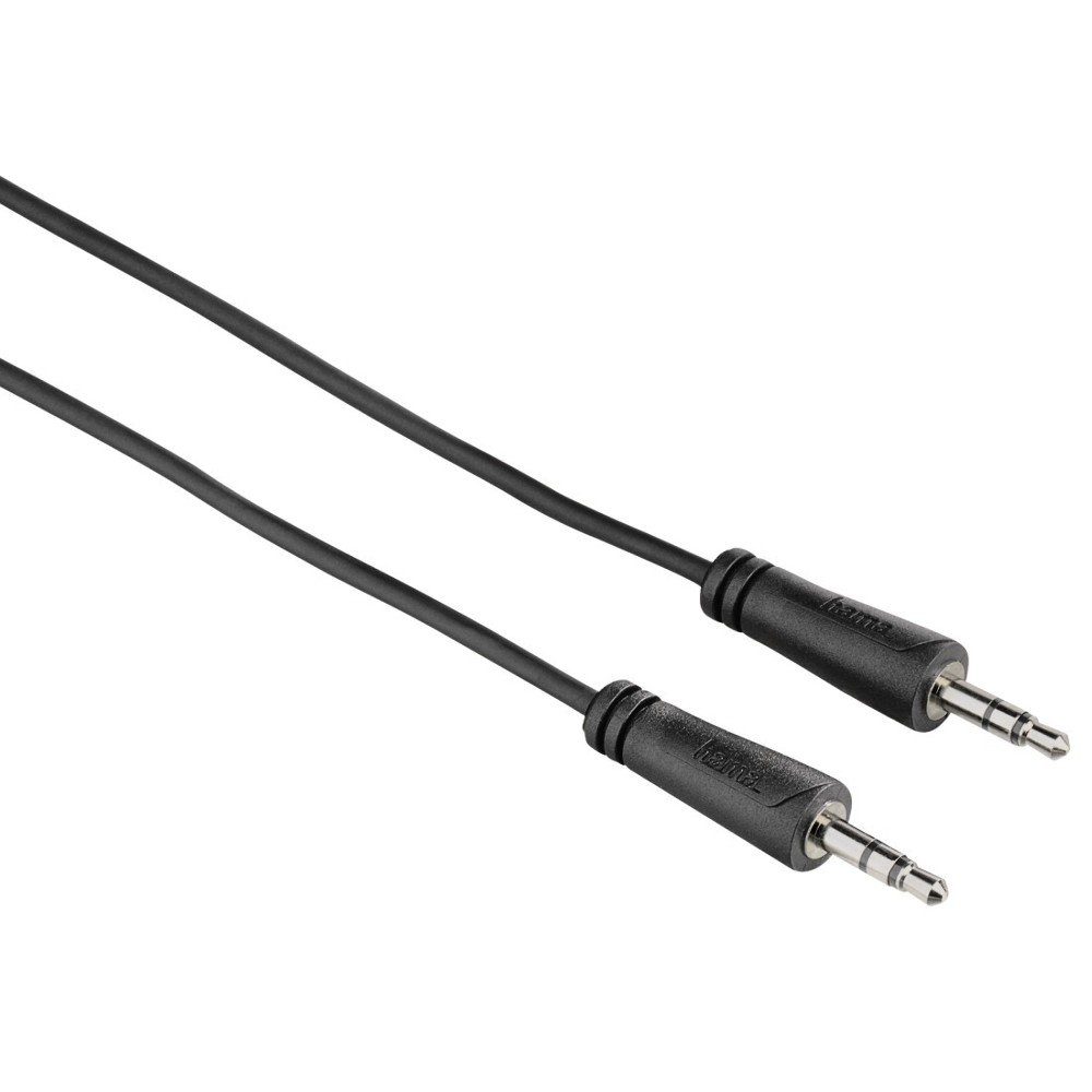 Audio-Kabel 0,75 m schwarz (122307) Audio-Kabel