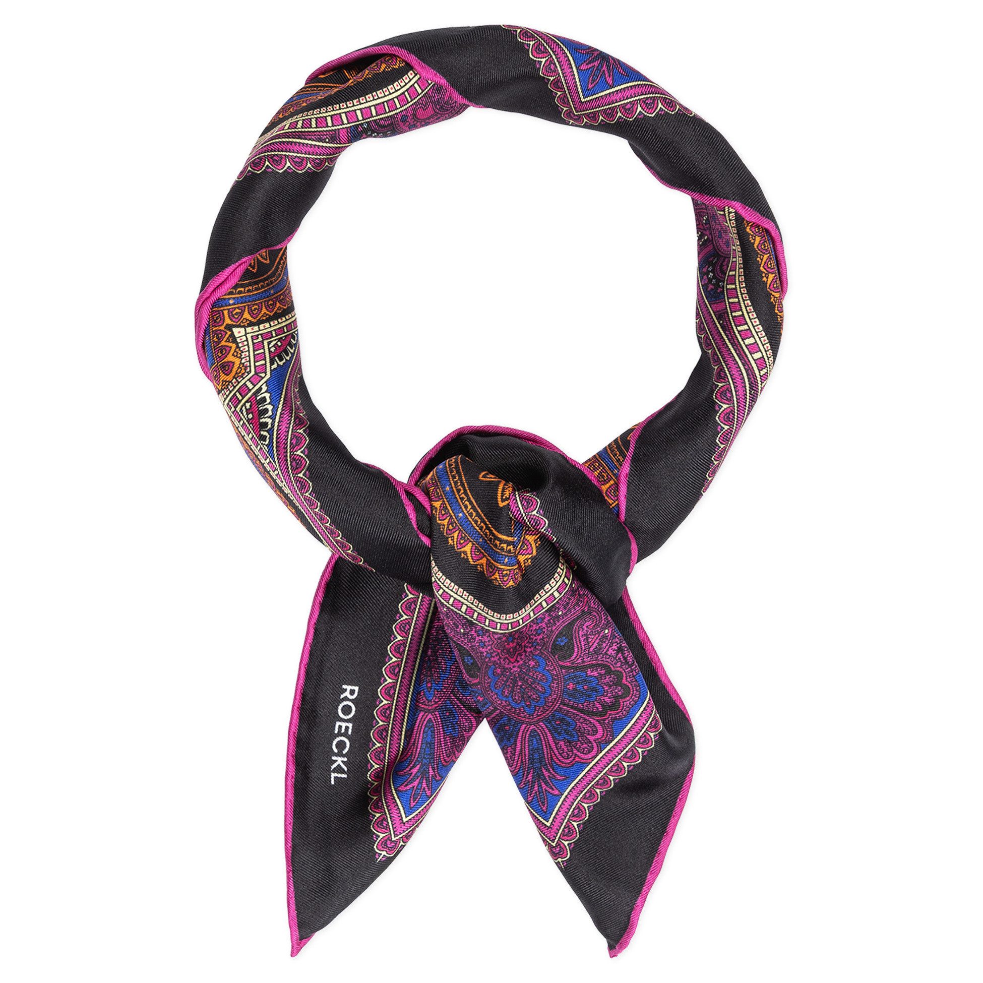 Roeckl Nickituch FINE PAISLEY, Nicki Seidentuch mit Paisley Muster