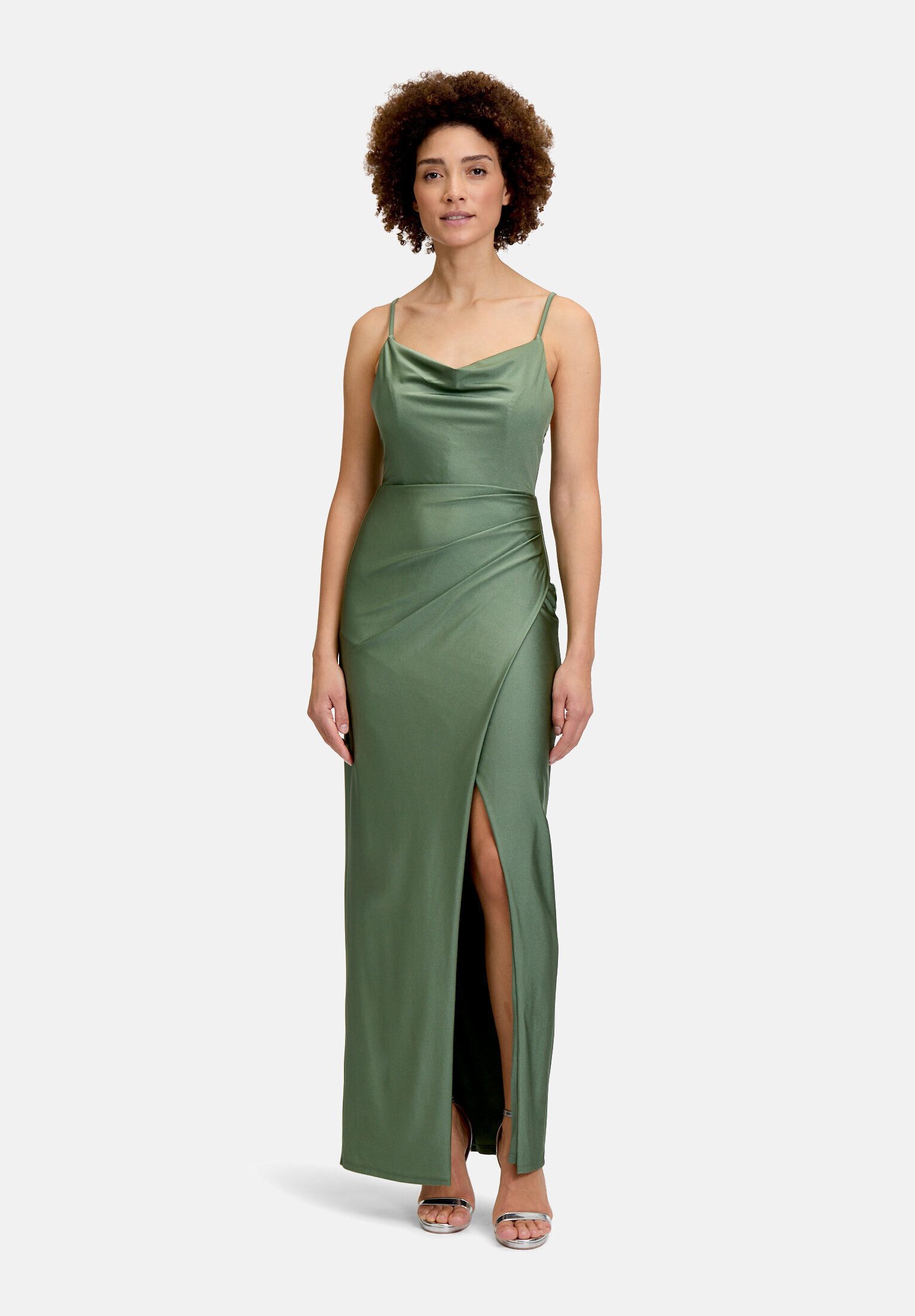 Vera Mont Abendkleid Damen figurbetont Schlitz
