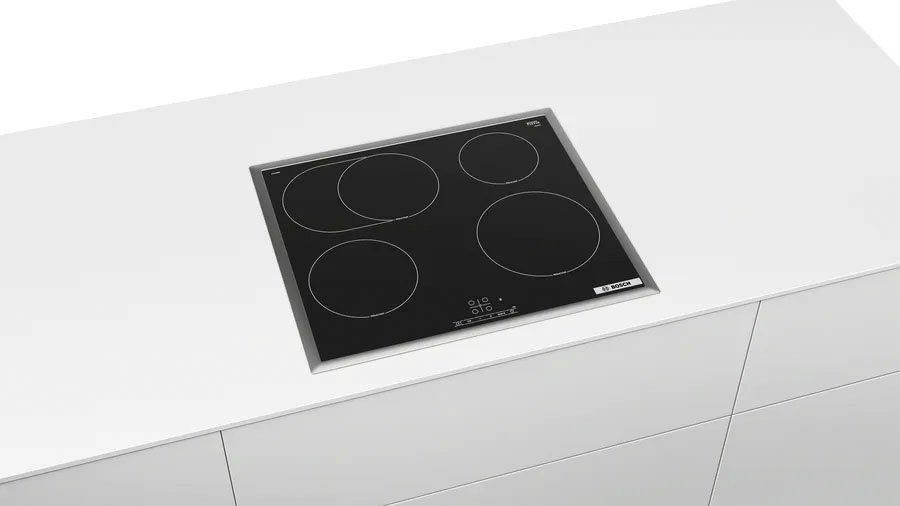 BOSCH Induktions-Kochfeld Serie 4 PIF64RBB5E, Touch Select-Funktion für Bedienung per Fingerdruck – Bild 2 von 5
