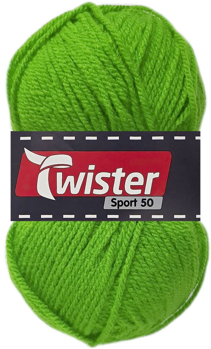 Kurtenbach 50 Gramm Twister Sport 50 aus 100 % Polyacryl Farbauswahl Bastelgarn
