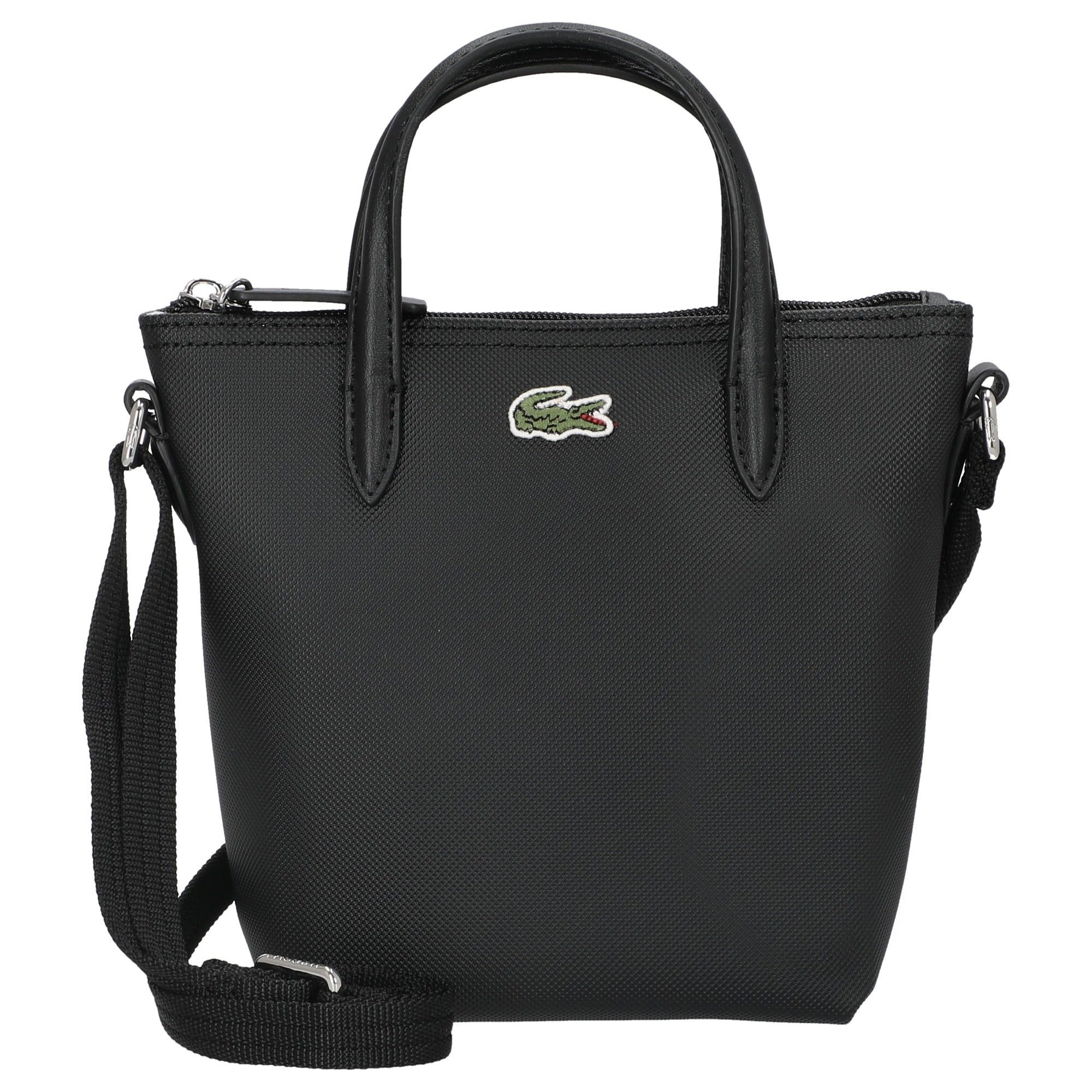 Lacoste Handtasche Mini-Tote L.12.12 Concept - Henkeltasche 18 cm (black)