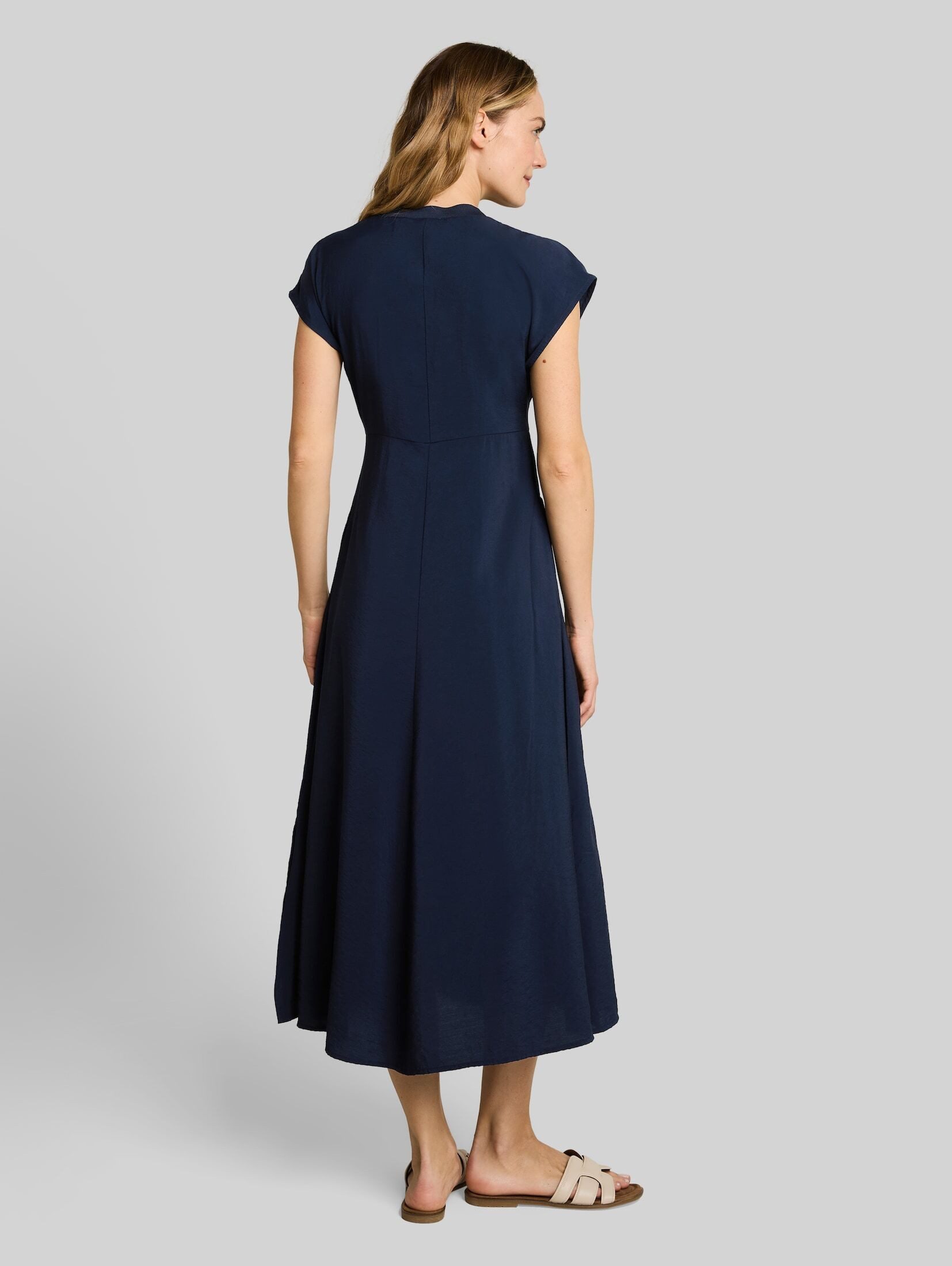 TOM TAILOR Sommerkleid Kleider & Jumpsuits Midi-Kleid mit Eingriffstaschen