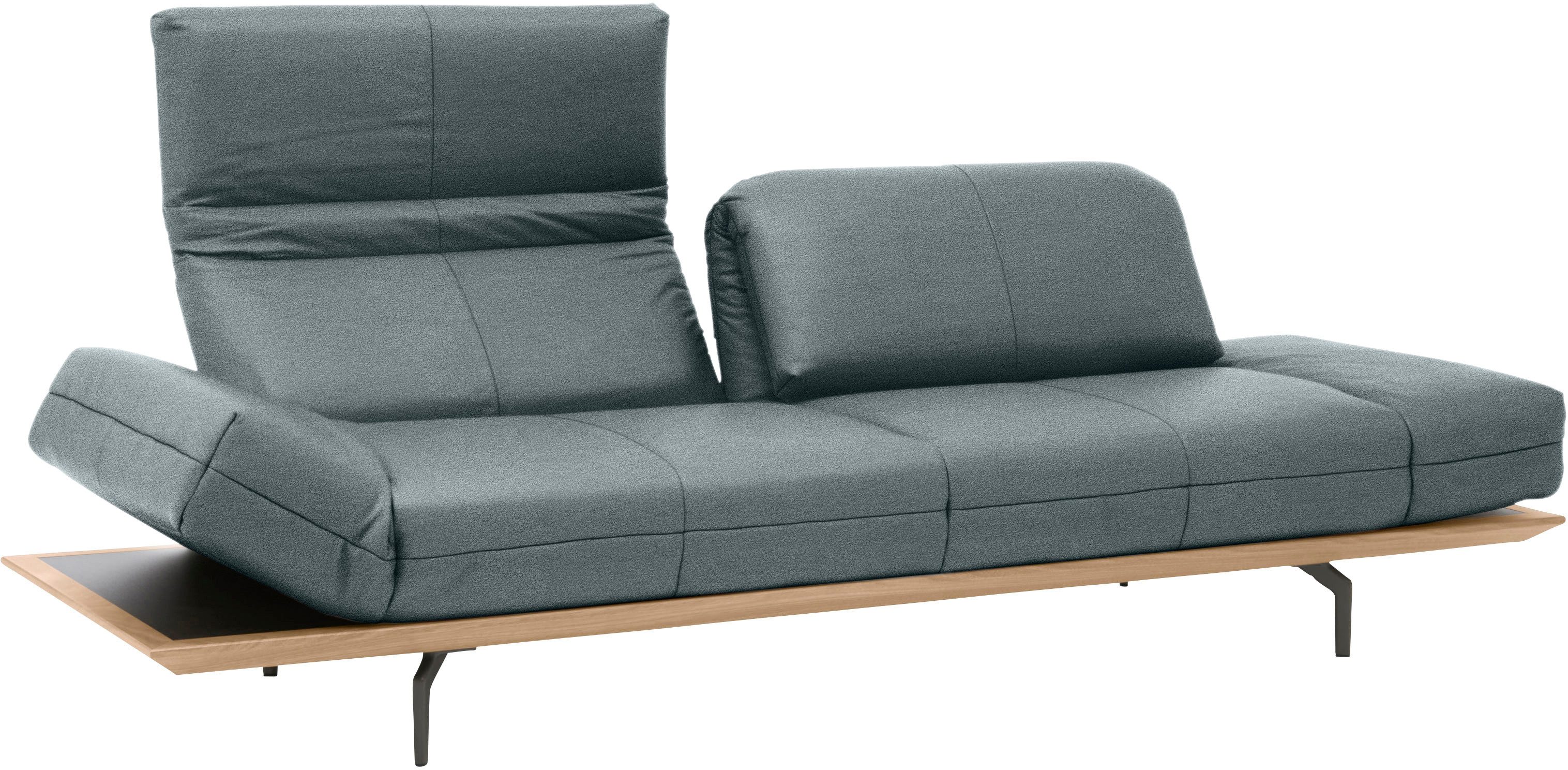 Creation BY ROLF BENZ 3-Sitzer CR.420, Designsofa, Loungesofa, in 2 Qualitäten, Holzrahmen in Eiche Natur oder Nußbaum, Breite 232 cm