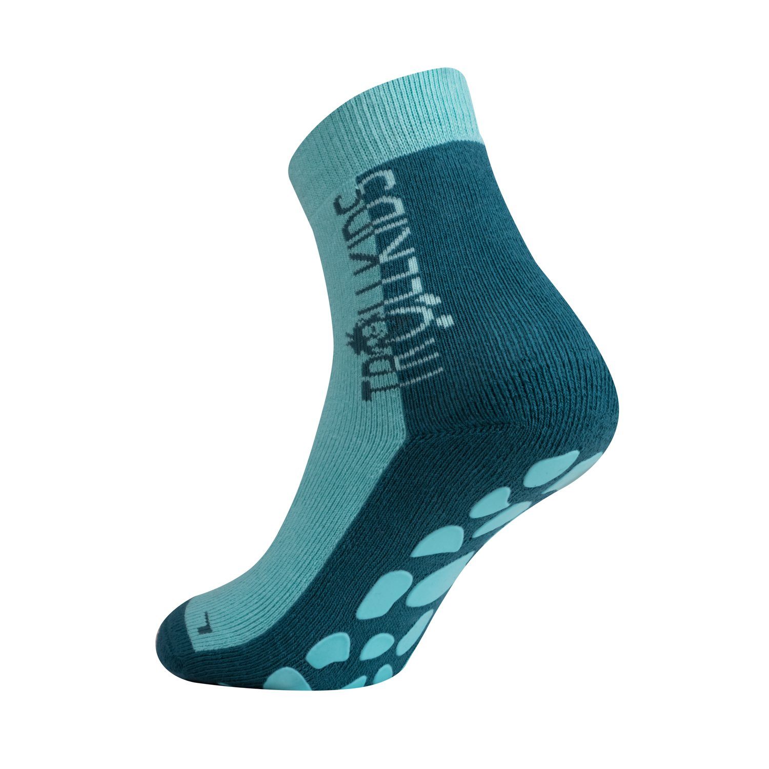 TROLLKIDS Socken Anti Slip Socks Teal-Blau/Wasserblau