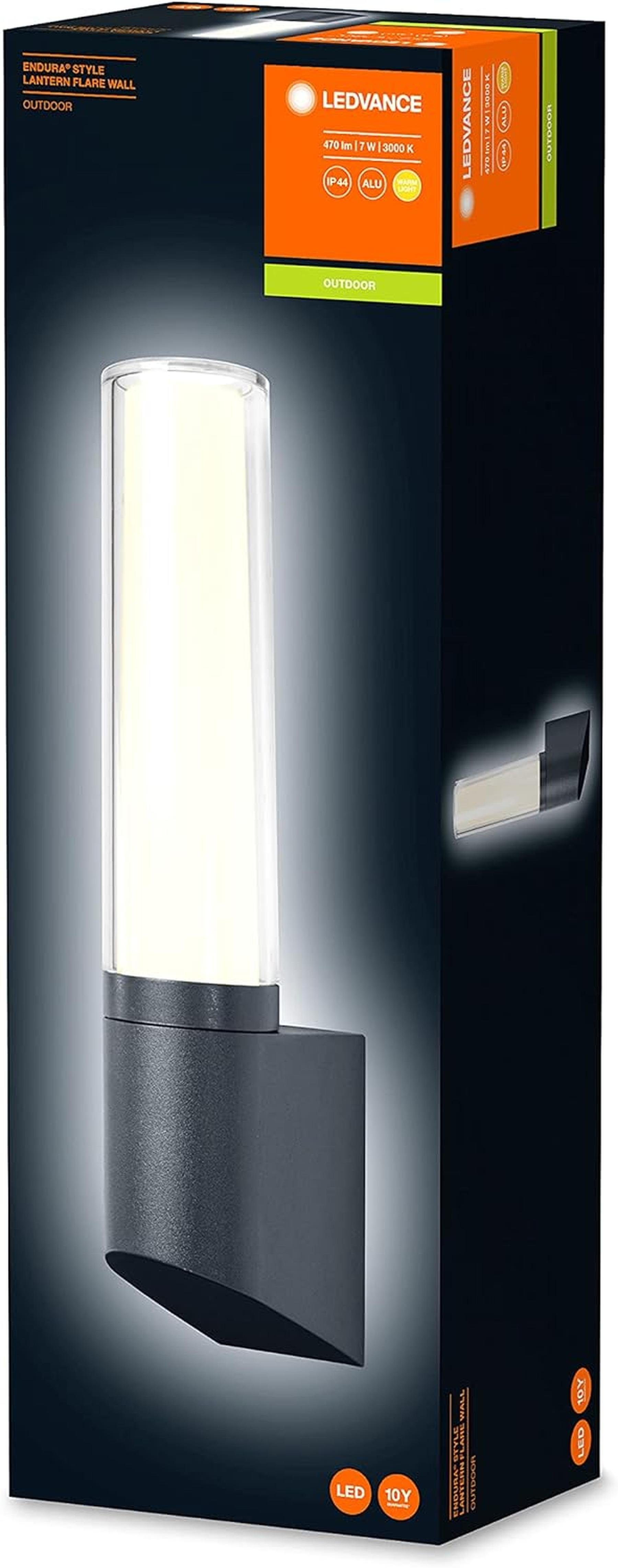 Ledvance LED Außen-Wandleuchte in Deckenleuchte, und Nicht Dimmbar Fackeloptik, Leuchte Warmweiß, LED LEDVANCE Wand