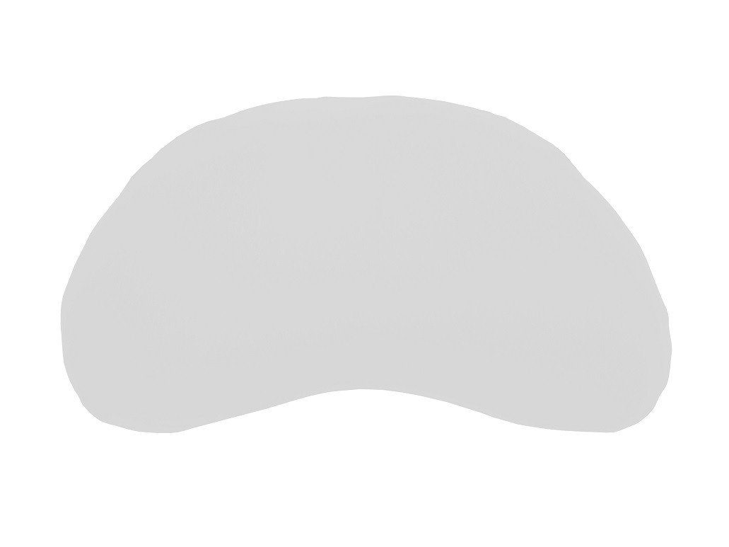 DUKAL Kissenbezüge Tempur Curve / Sonata, passend für Größe S und M, (1 Stück), aus hochwertigem Doppel-Jersey, mit Reißverschluss, Made in Germany