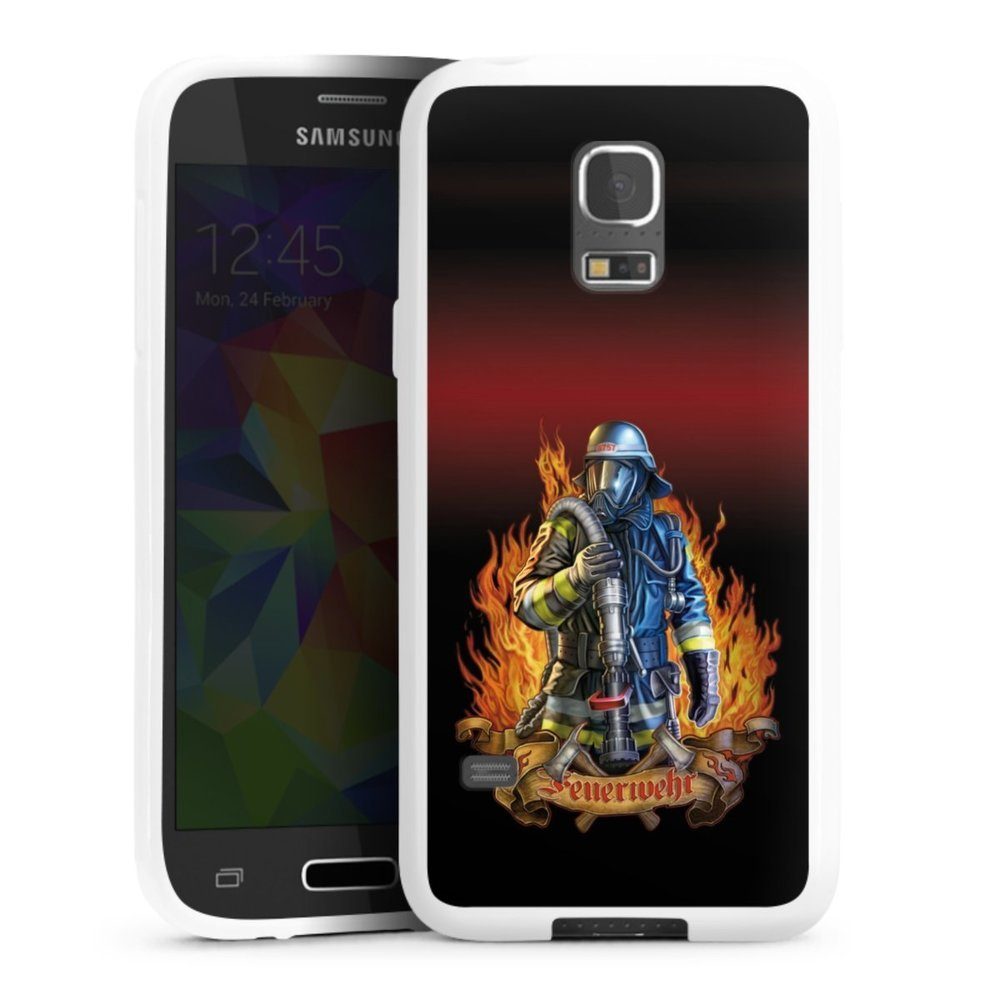 DeinDesign Handyhülle »Firefighter« Samsung Galaxy S5 mini ...