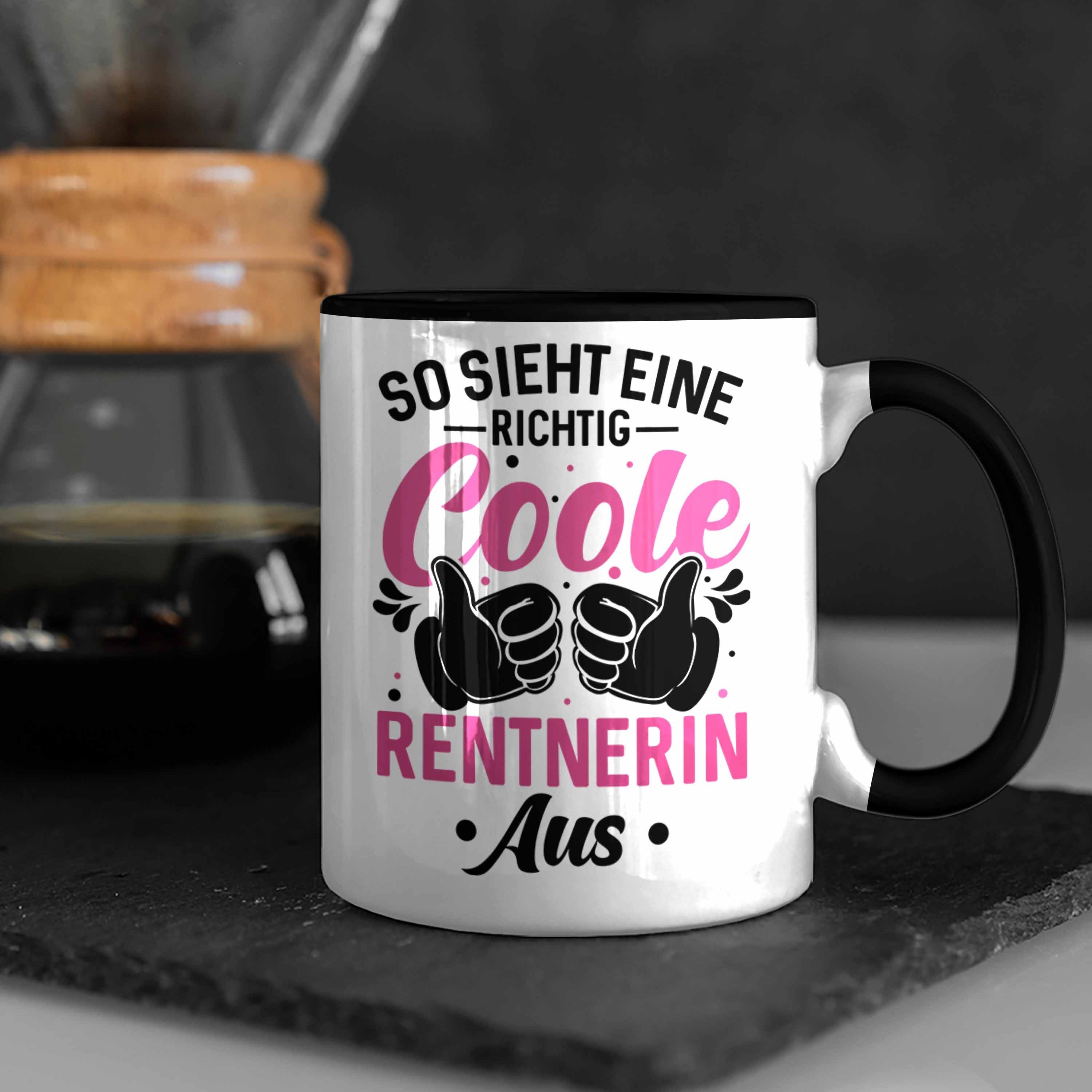 Kollegin So Trendation Tasse Schwarz Richtige Geschenkidee Aus Sieht Rentnerin Trendation Coole Eine Pension Geschenk Tasse Renteneintritt -