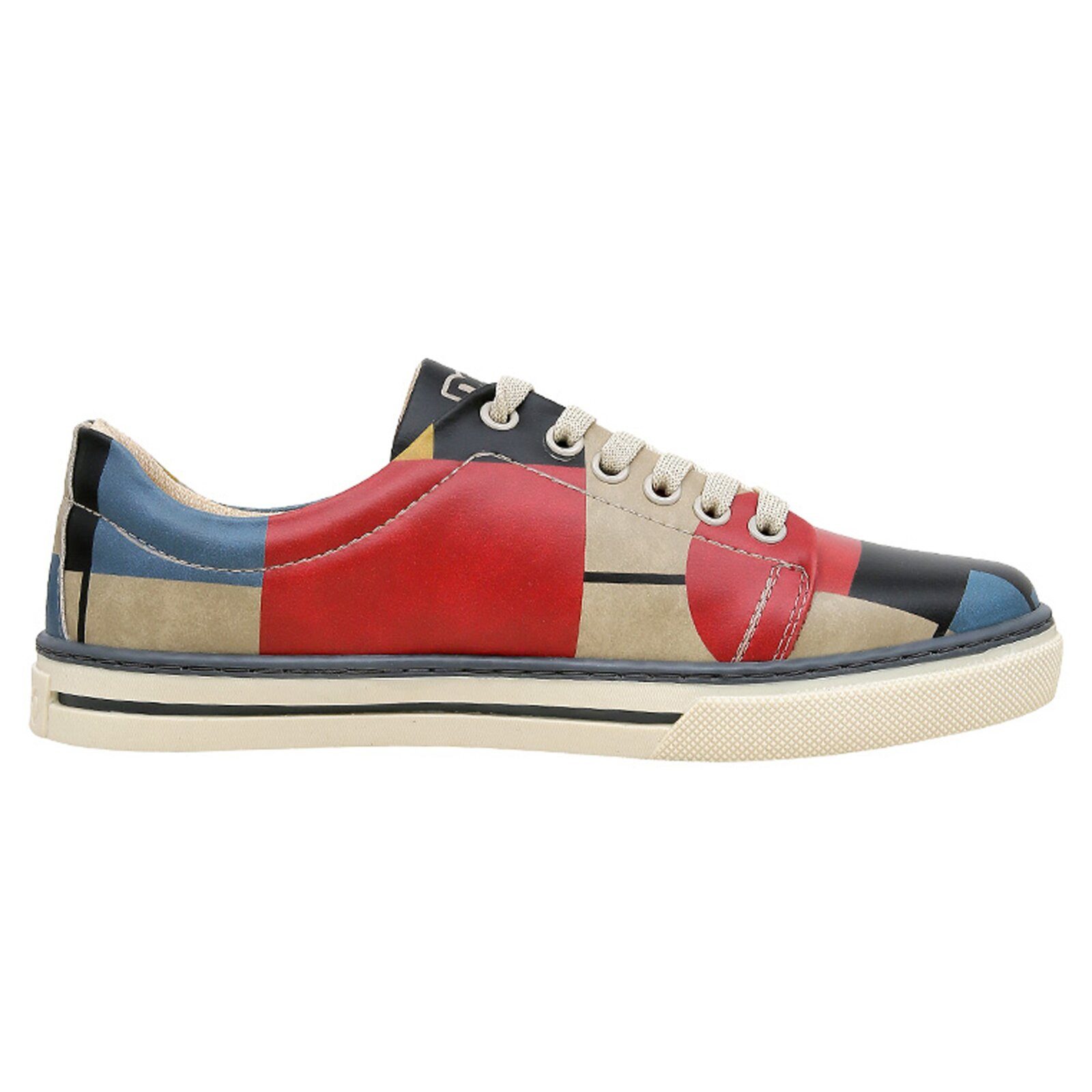 DOGO Classic Schnürsneaker Bauhaus Birdie Damen Sneaker Sneaker Handgefertigt