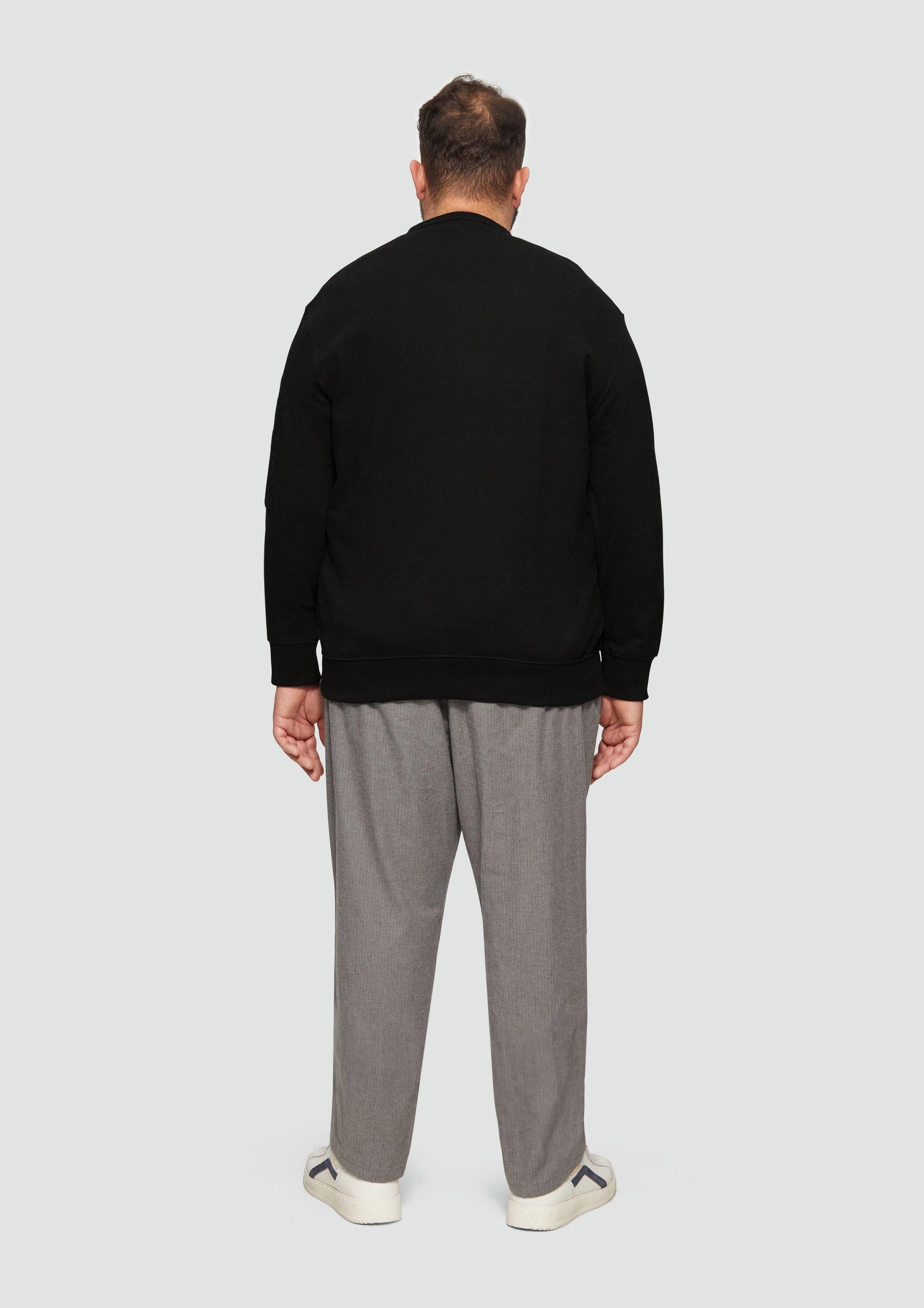 s.Oliver Sweatshirt Sweatshirt Relaxed-Fit-Sweatshirt mit Ärmeltasche