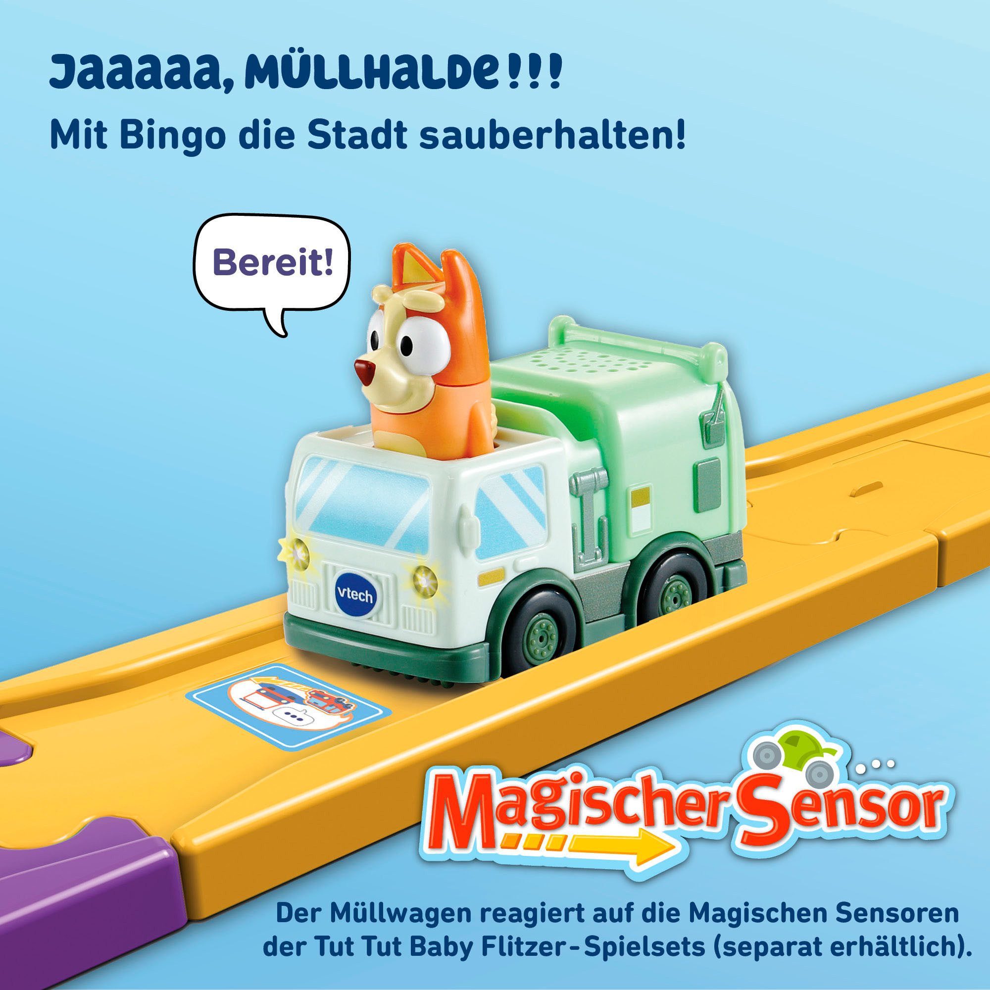Vtech® Spielzeug-Müllwagen Tut Tut Baby Flitzer günstig online kaufen