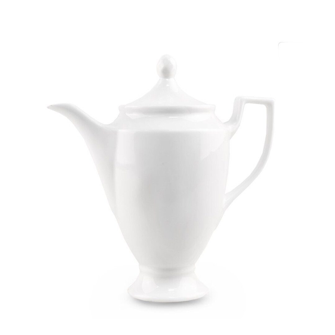 Teeschale Porzellankanne Kaffeekanne Teekanne mit Henkel und Deckel für Kaffee T