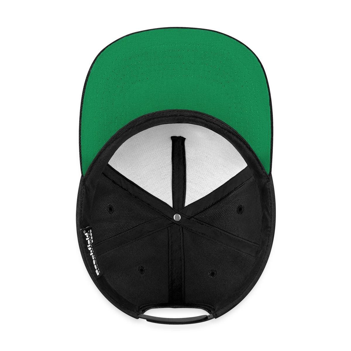 Spreadshirt Snapback Cap Nasa Logo Klein Weiß Stick Snapback Cap (1-St)