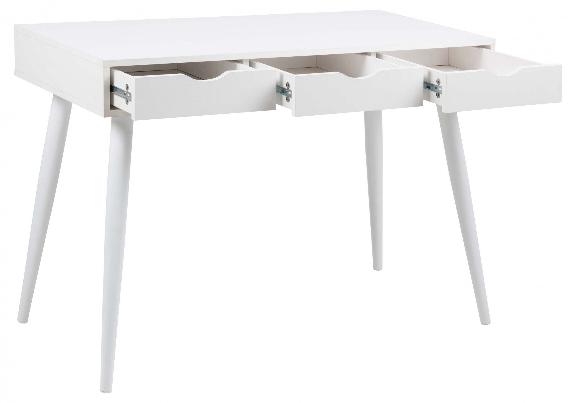 ACTONA GROUP Schreibtisch Neptun, Bürotisch, Arbeitstisch, mit 3 Schubladen, Breite 110 cm