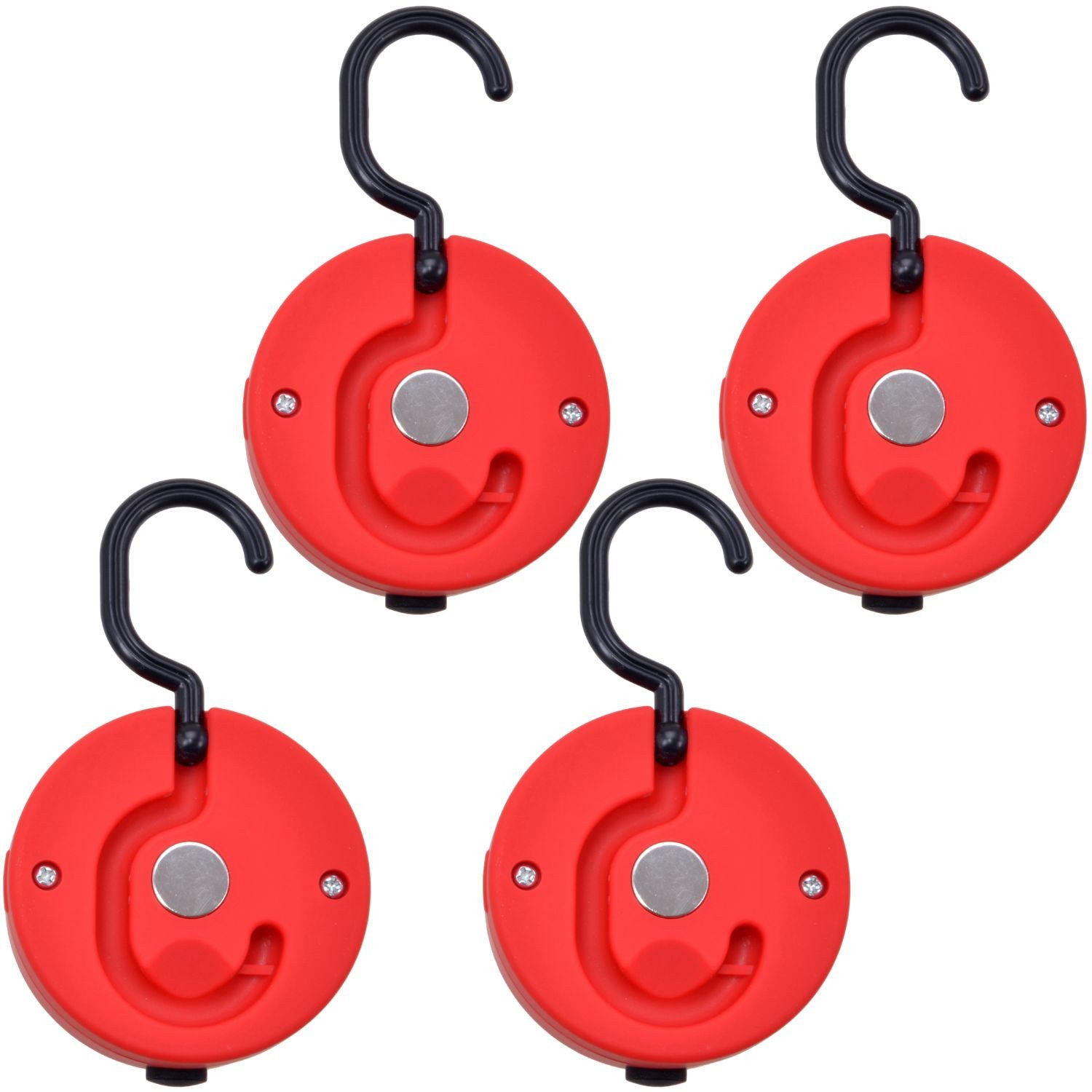 Diedrich Filmer GmbH LED Arbeitsleuchte 4x COB LED Leuchte Magnet Haken Taschenlampe, LED, Arbeitsleuchte Werkstatt Camping Boot Haushalt Handlampe Lampe Licht