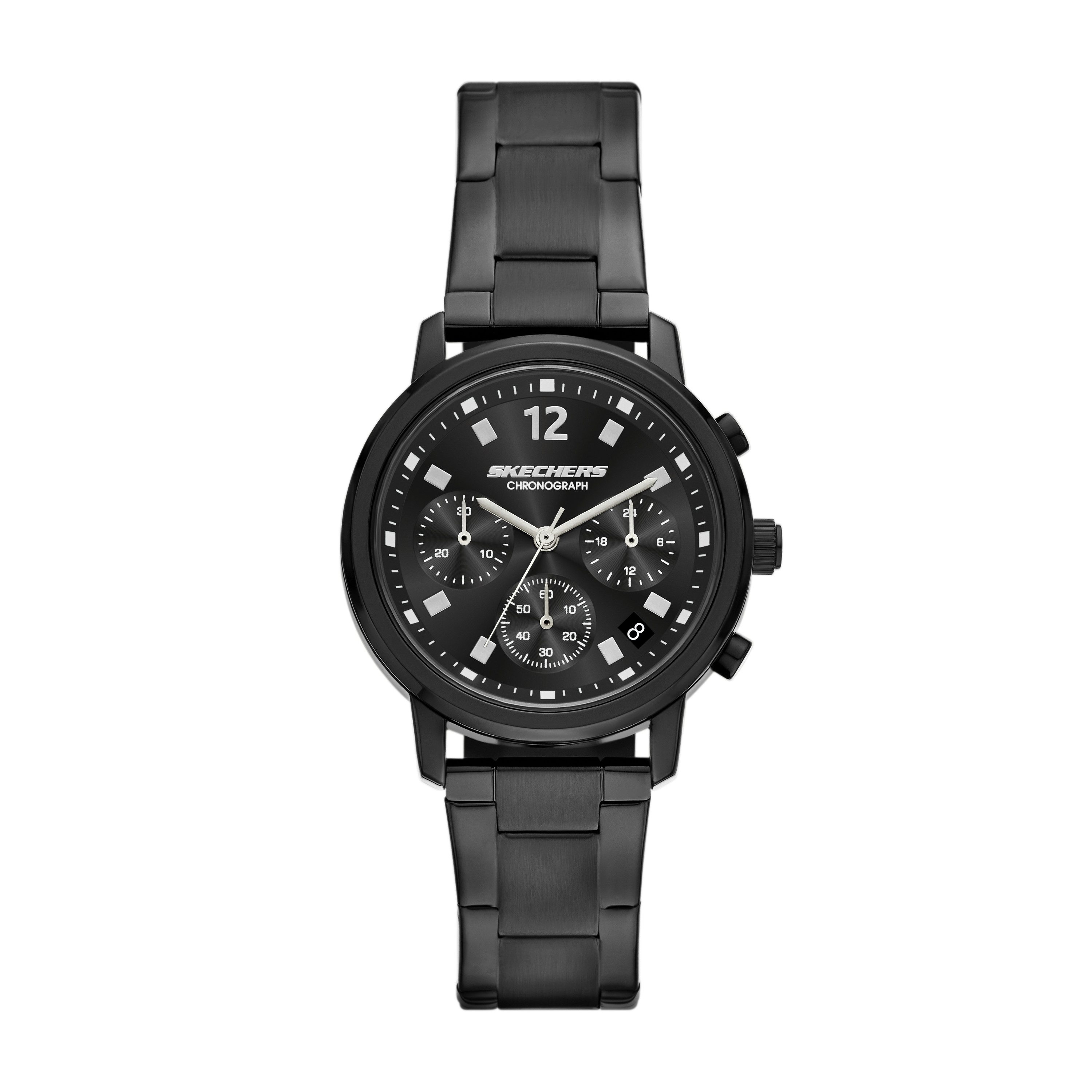 Skechers Chronograph Laurelwood SR6390, Quarzuhr, Armbanduhr, analog, Tag, Stoppfunktion, 12/24-Std.-Anzeige