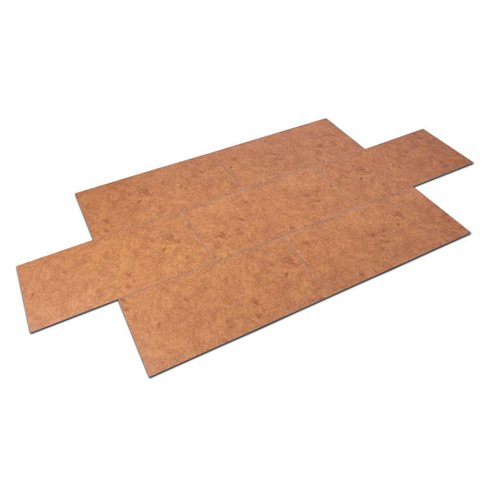 HOME DELUXE Vinylboden ARNE Kalkstein - Boden Selbstklebend, Fußbodenheizung PVC Laminat, 1 Bodenbelag, m², geeignet