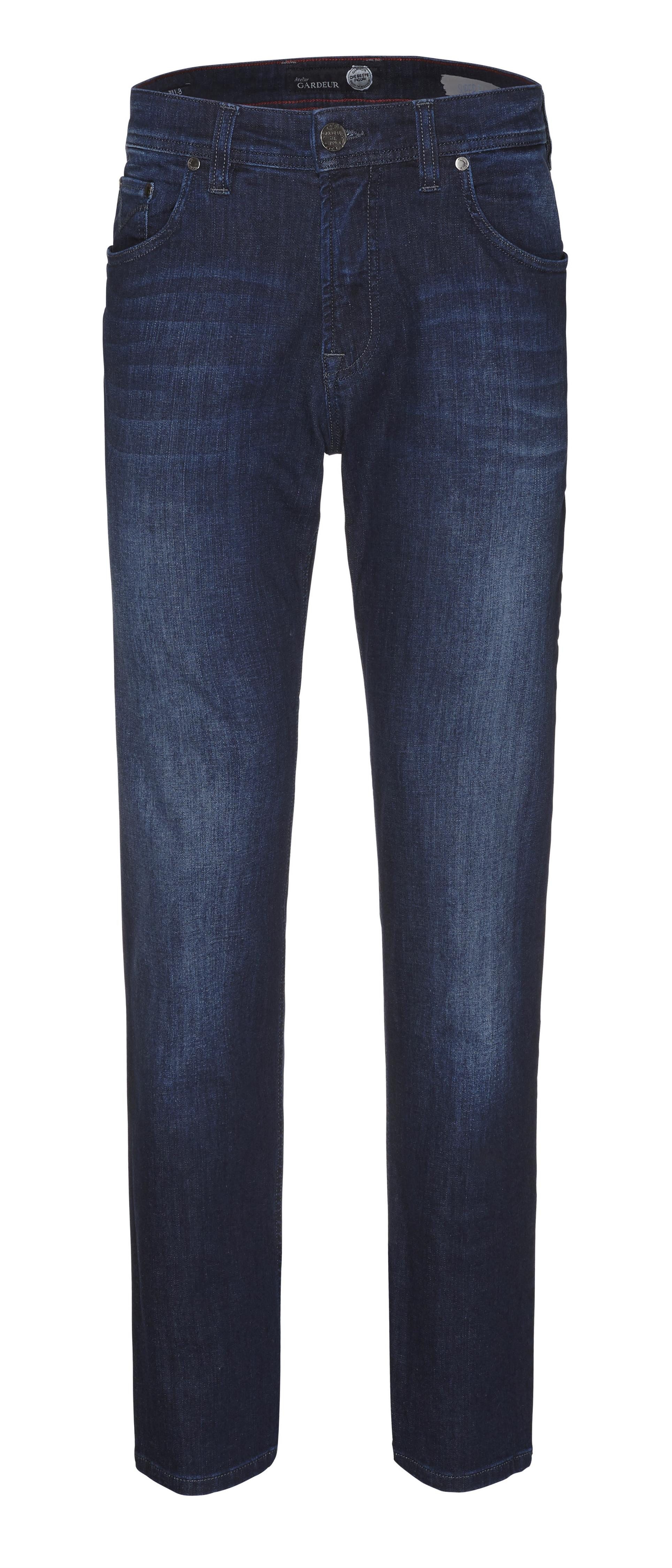 Atelier GARDEUR 5-Pocket-Jeans ATELIER GARDEUR BILL dark blue used 8-0-470391-168